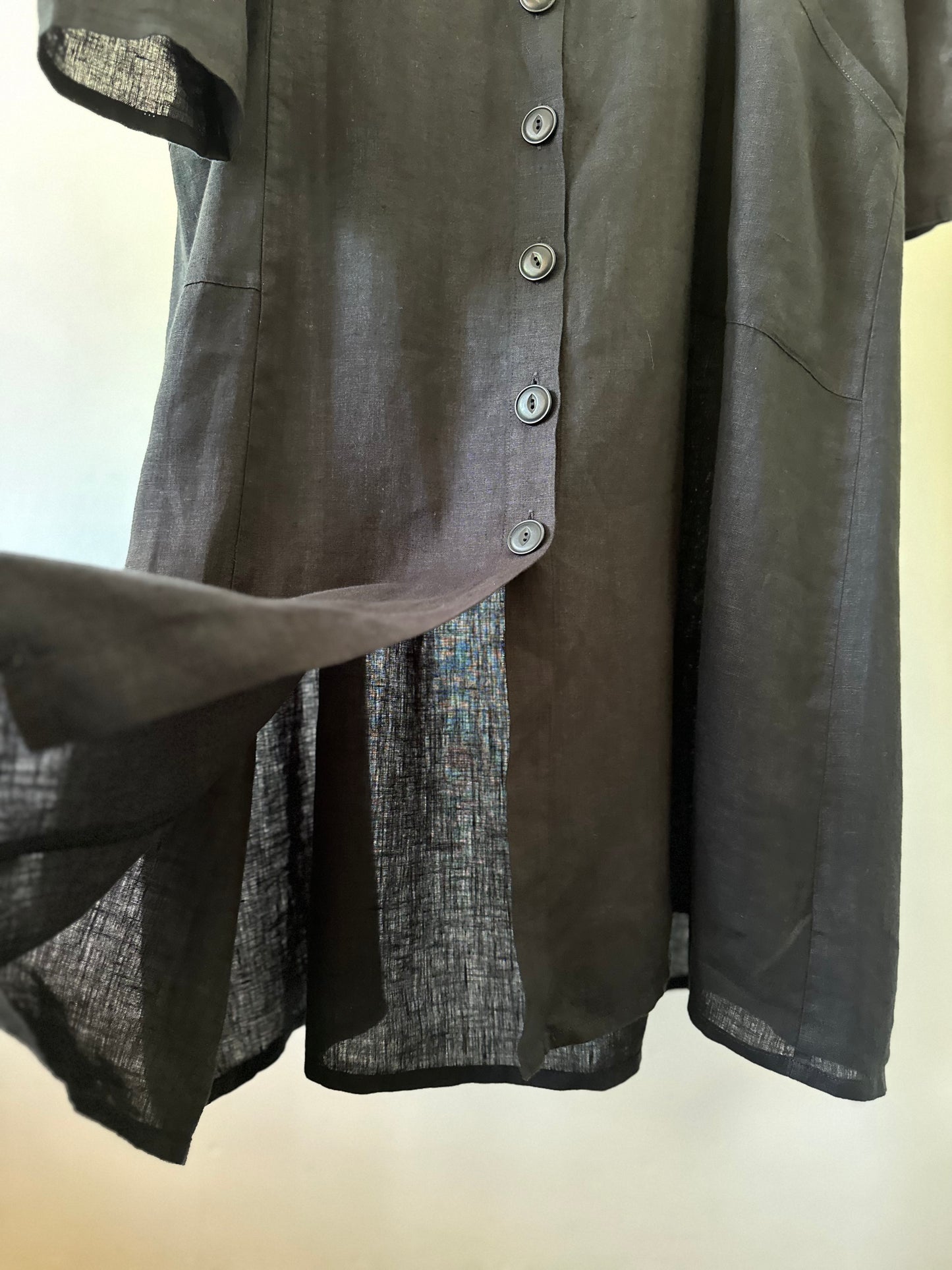 FLAX linen dress coat