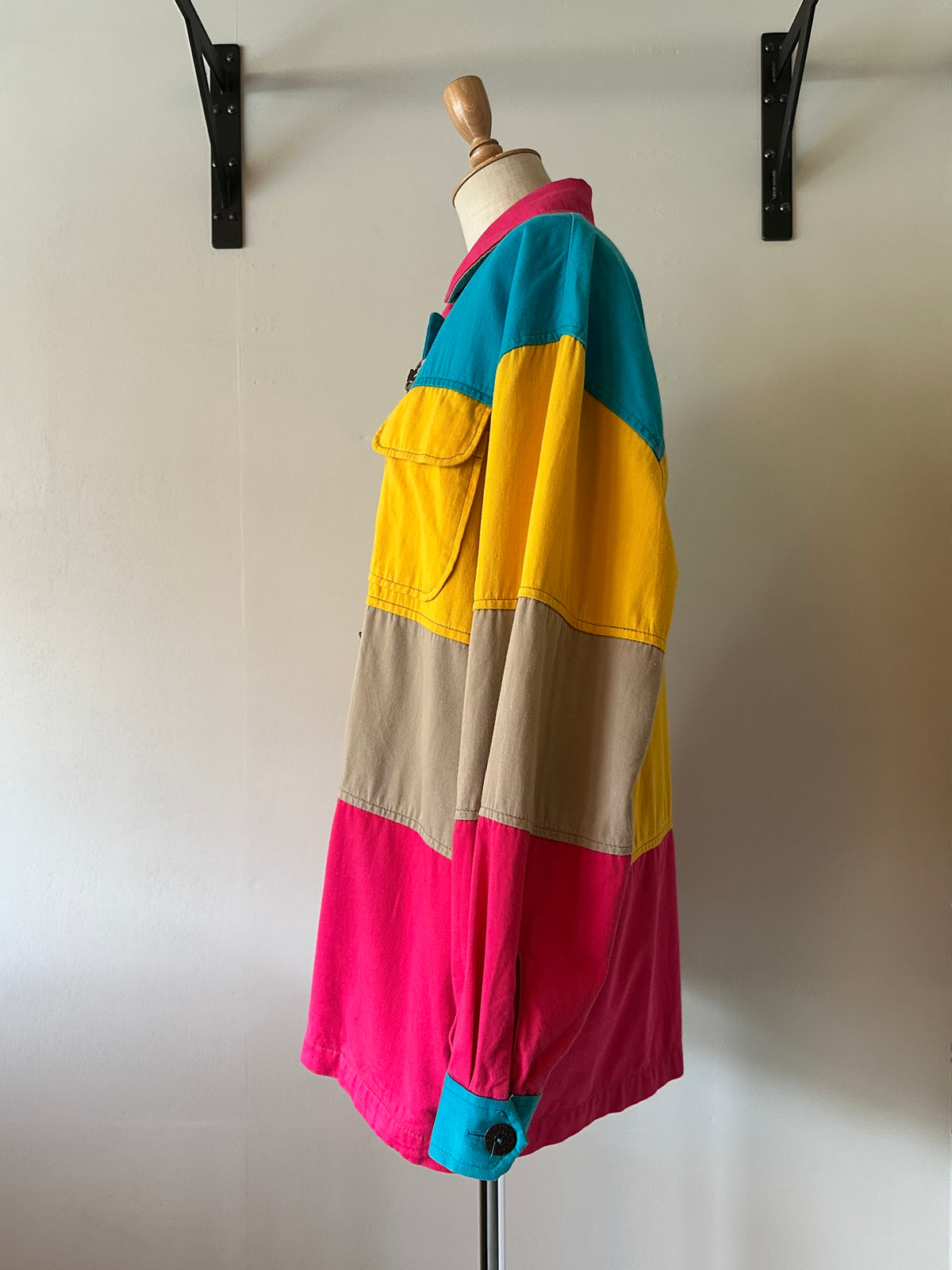 multicolored cotton jacket