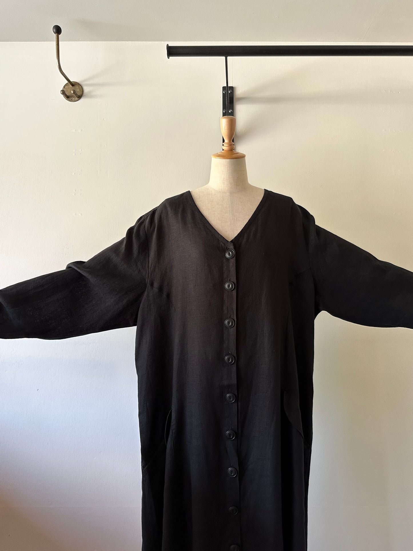 FLAX linen dress coat