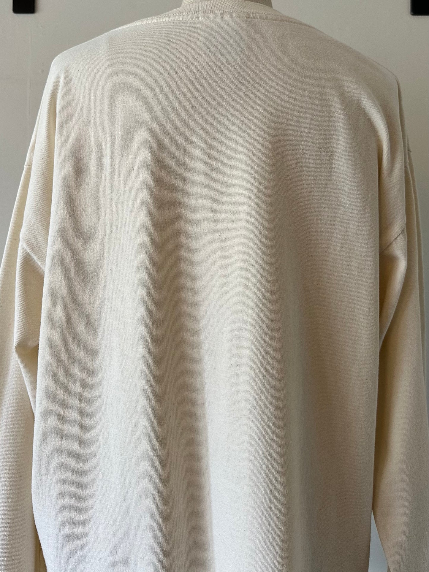 horse embroidery long sleeve T-shirt