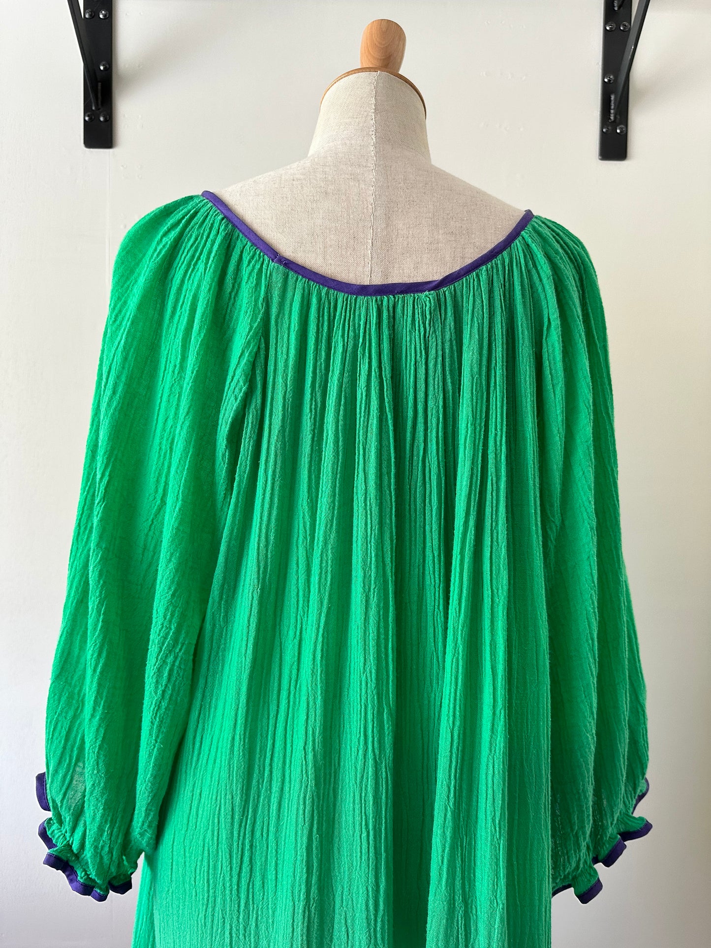 cotton tiered dress