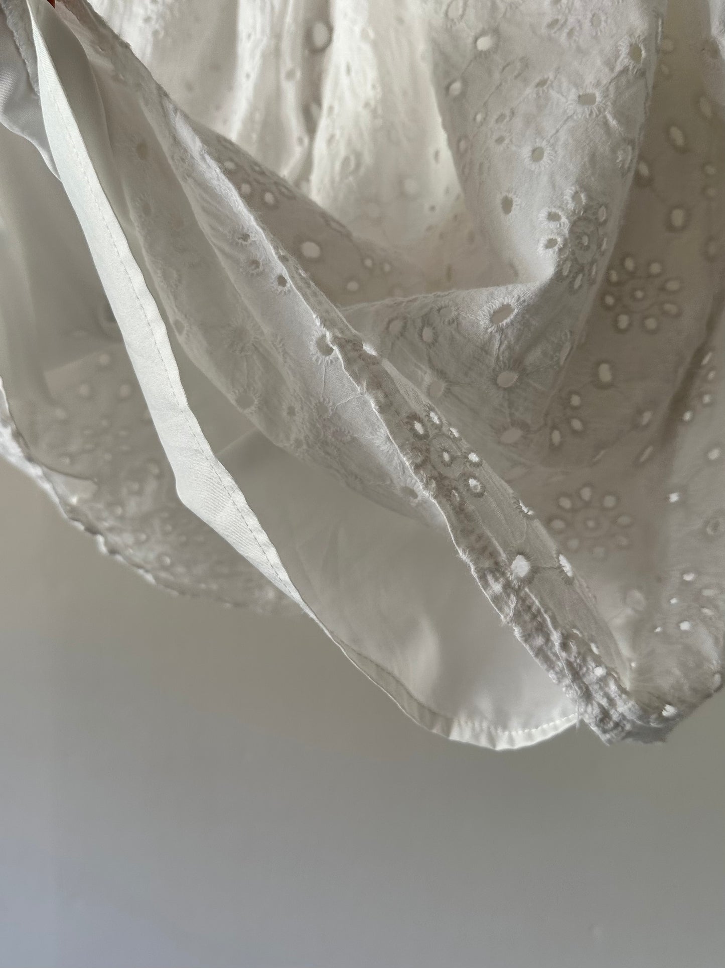 eyelet lace blouse