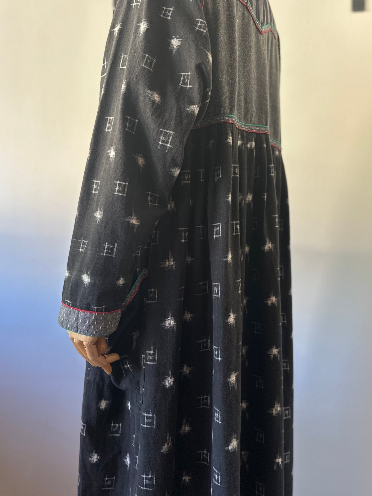 All-over pattern INDIA cotton dress