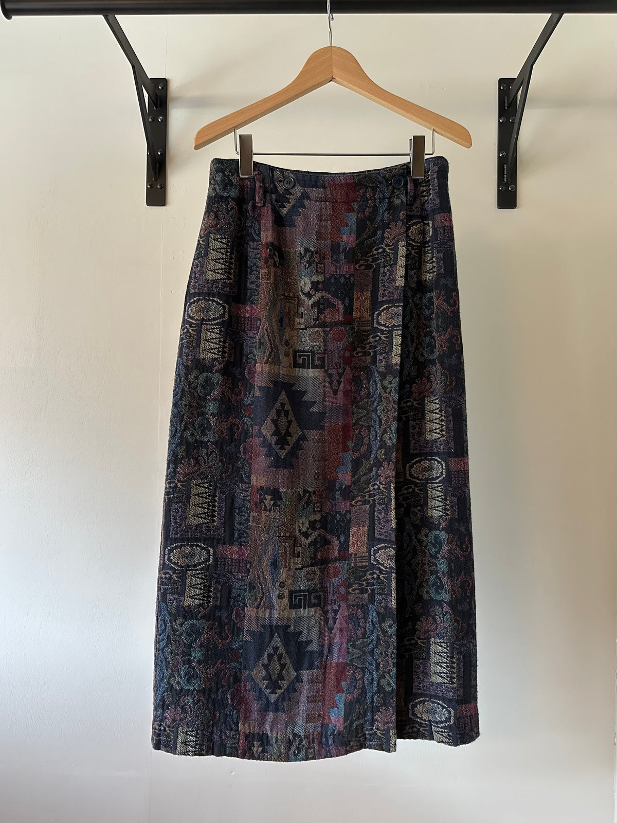 woven wrap skirt
