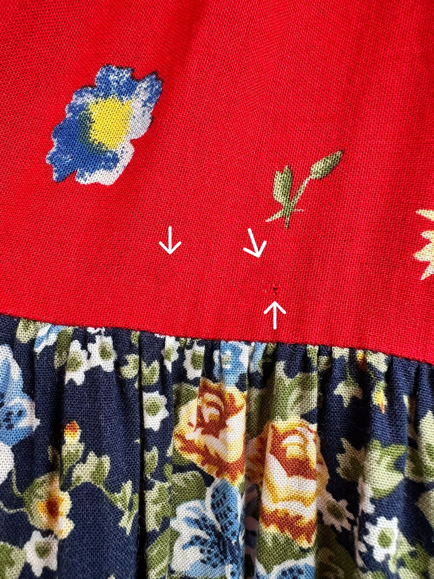 floral tiered maxi skirt