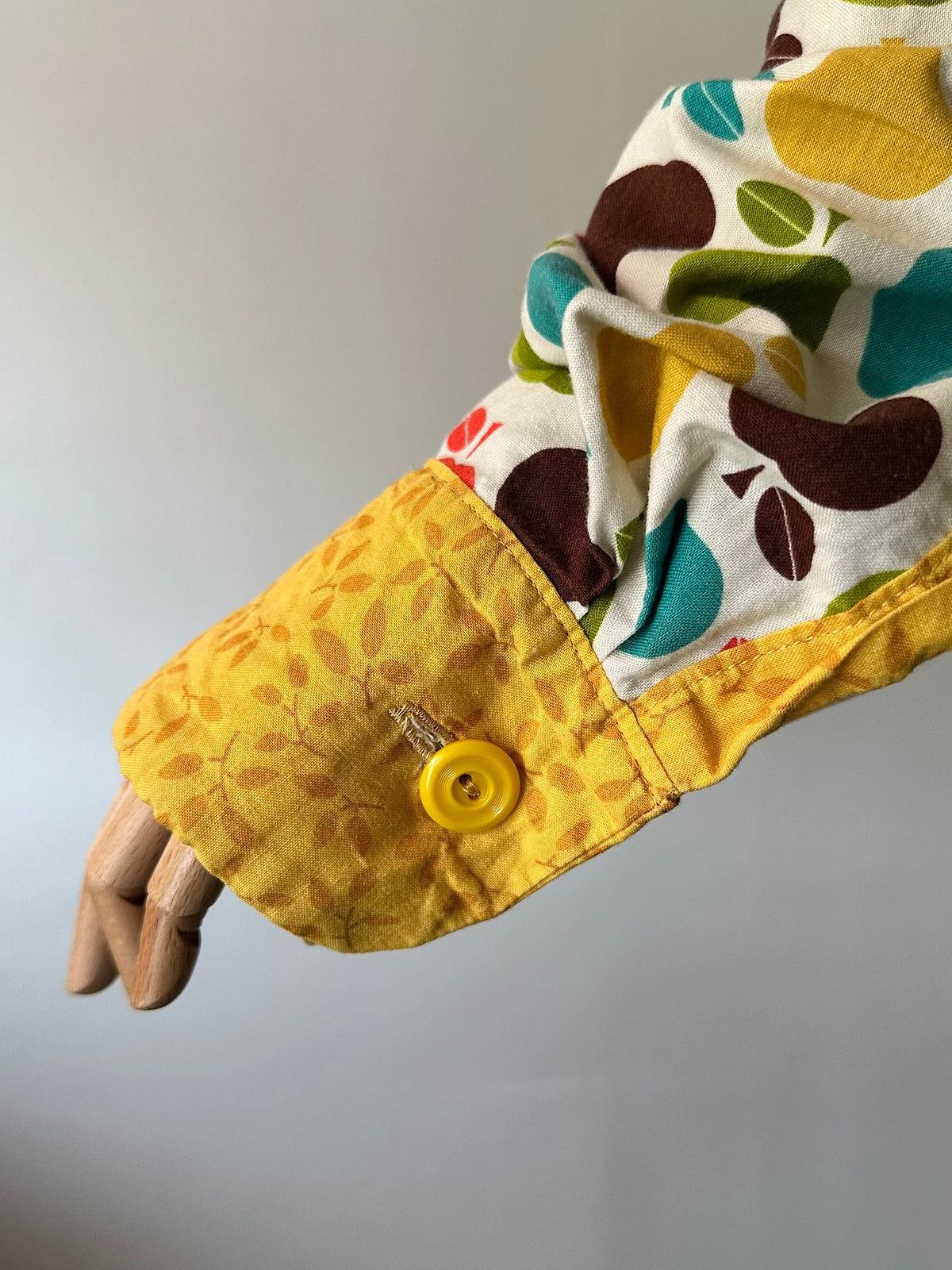 fruit leaves pattern shirt