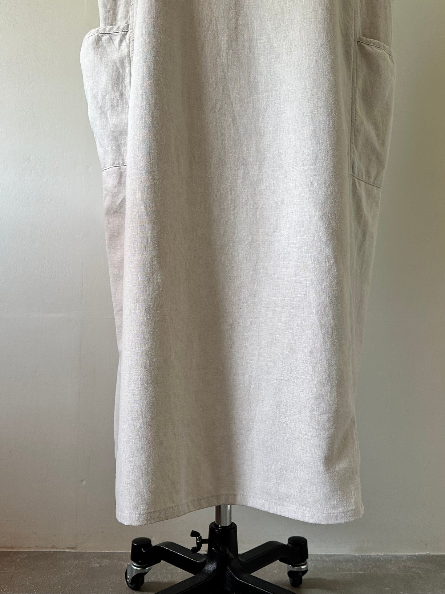 cotton linen sleeveless dress