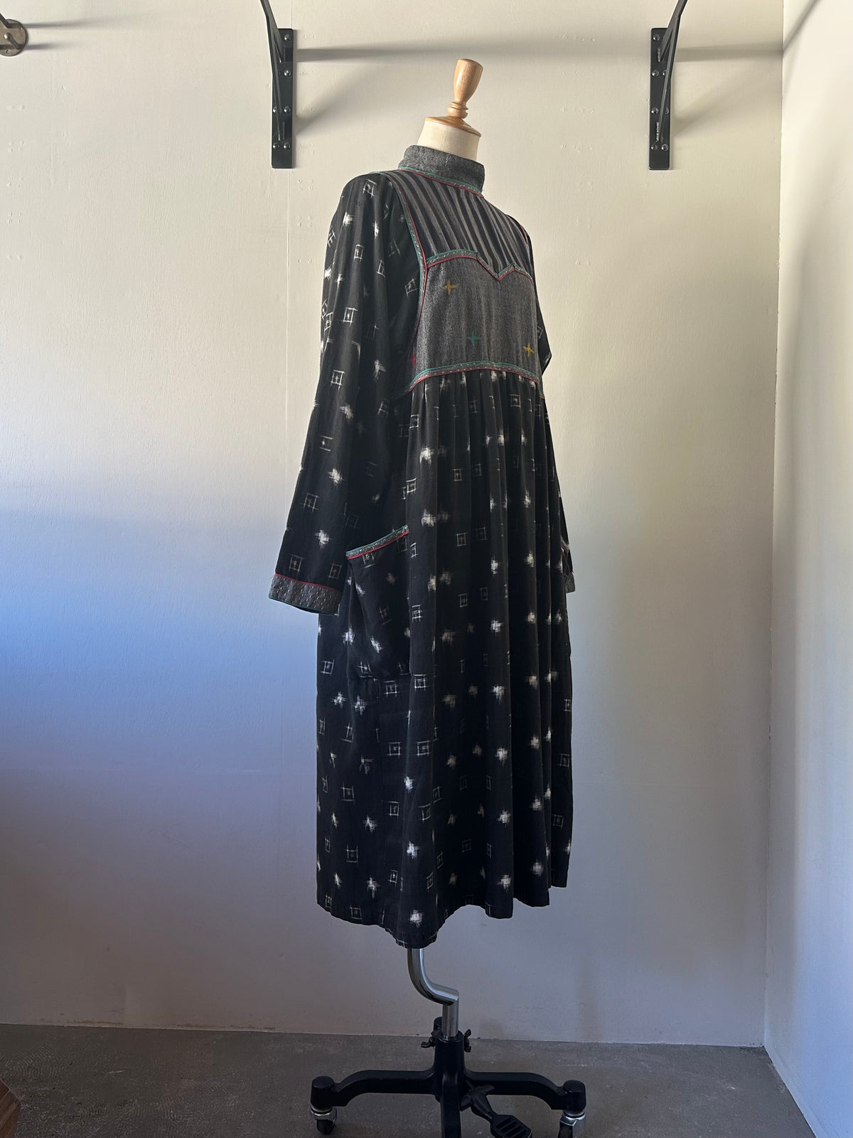 All-over pattern INDIA cotton dress