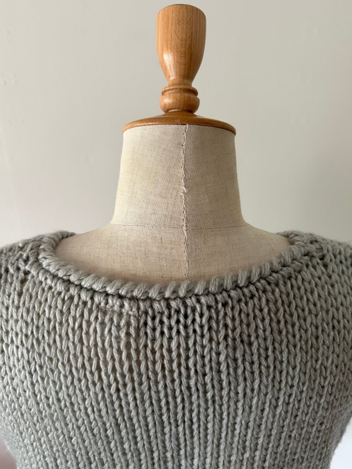 lacy knit vest