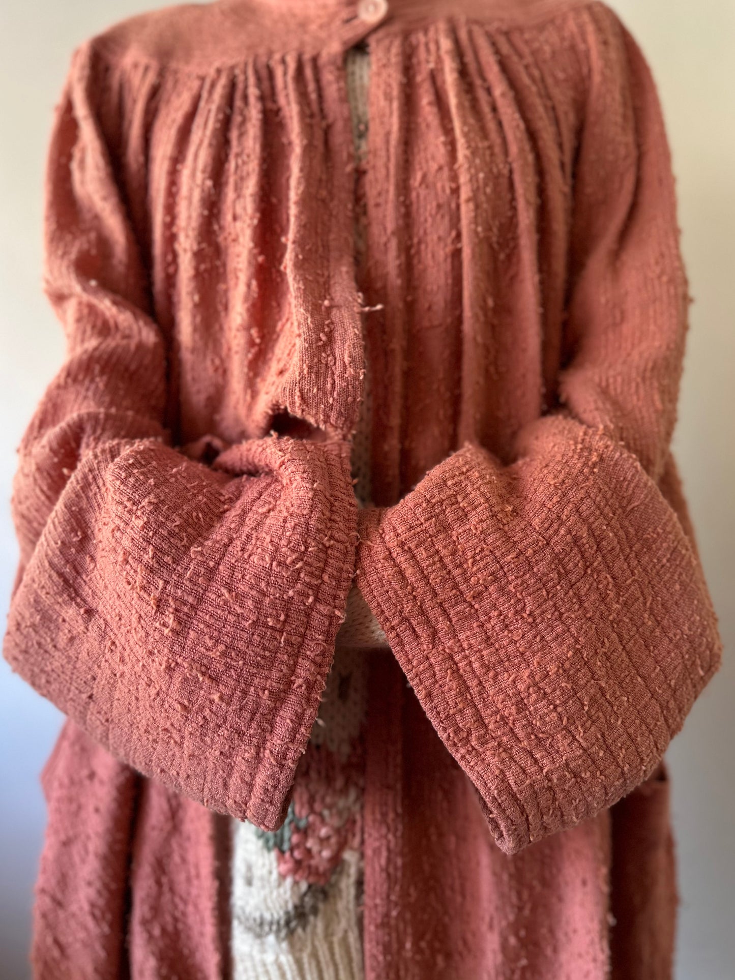 fade pink jacket