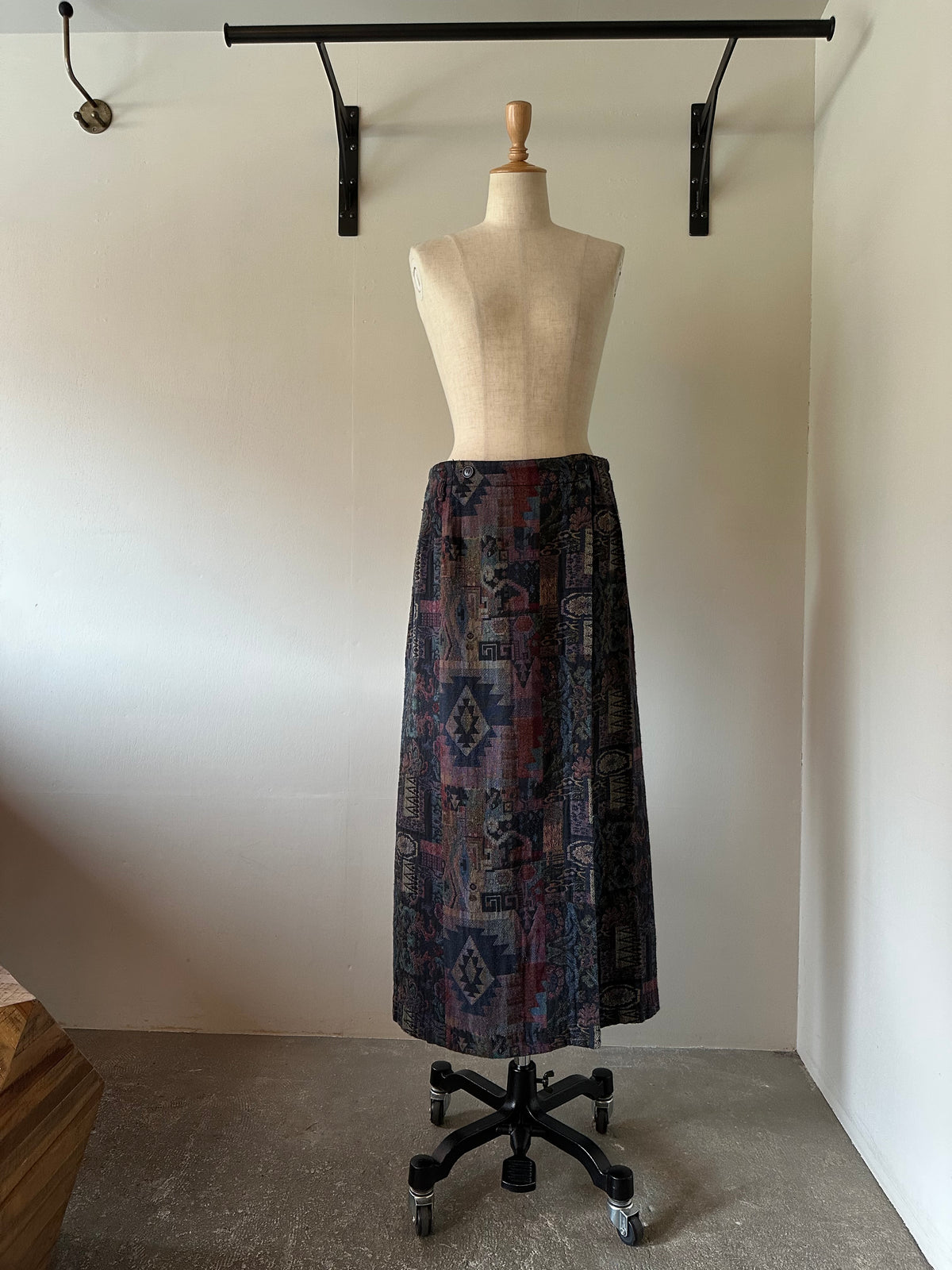 woven wrap skirt