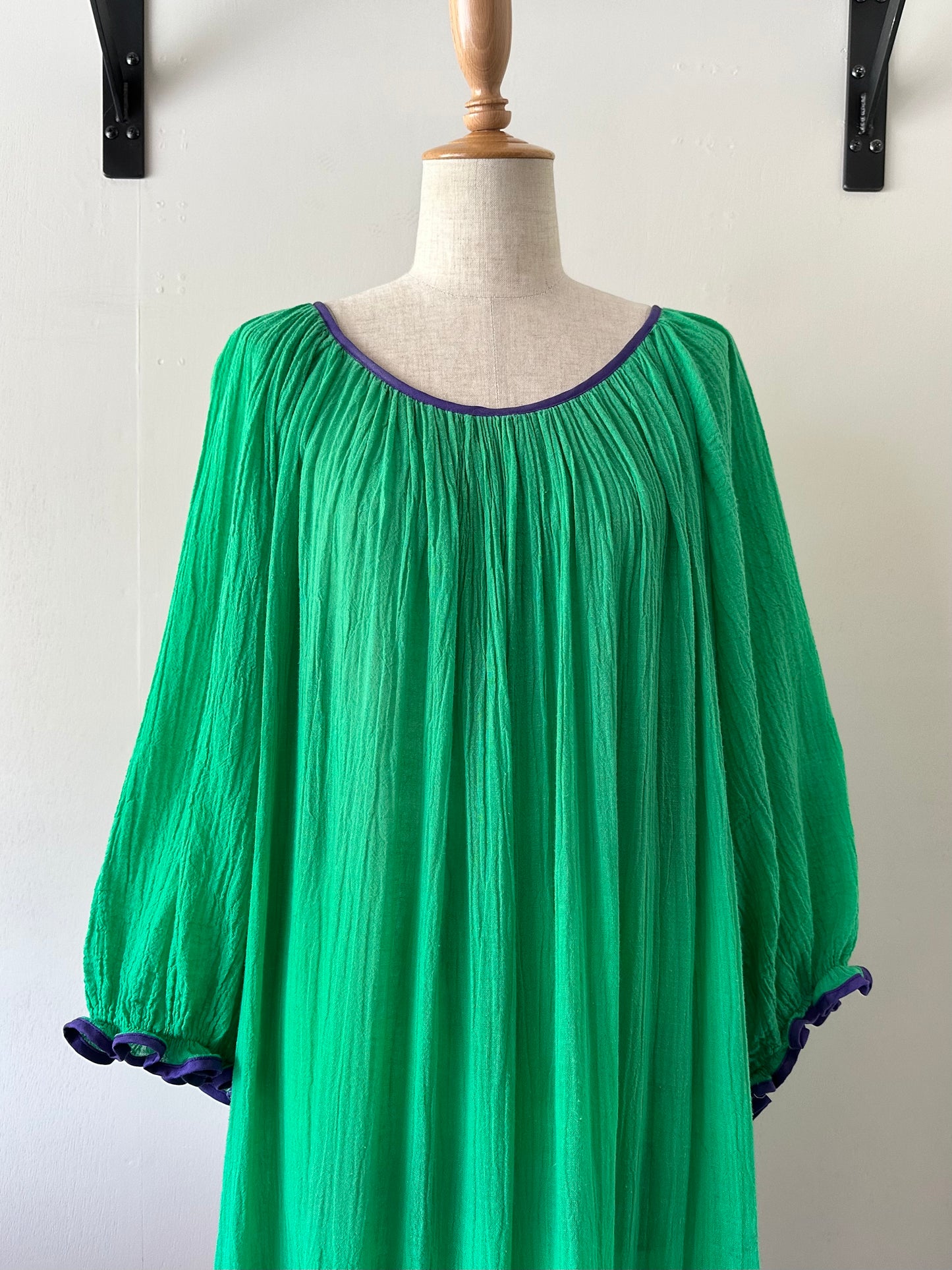 cotton tiered dress