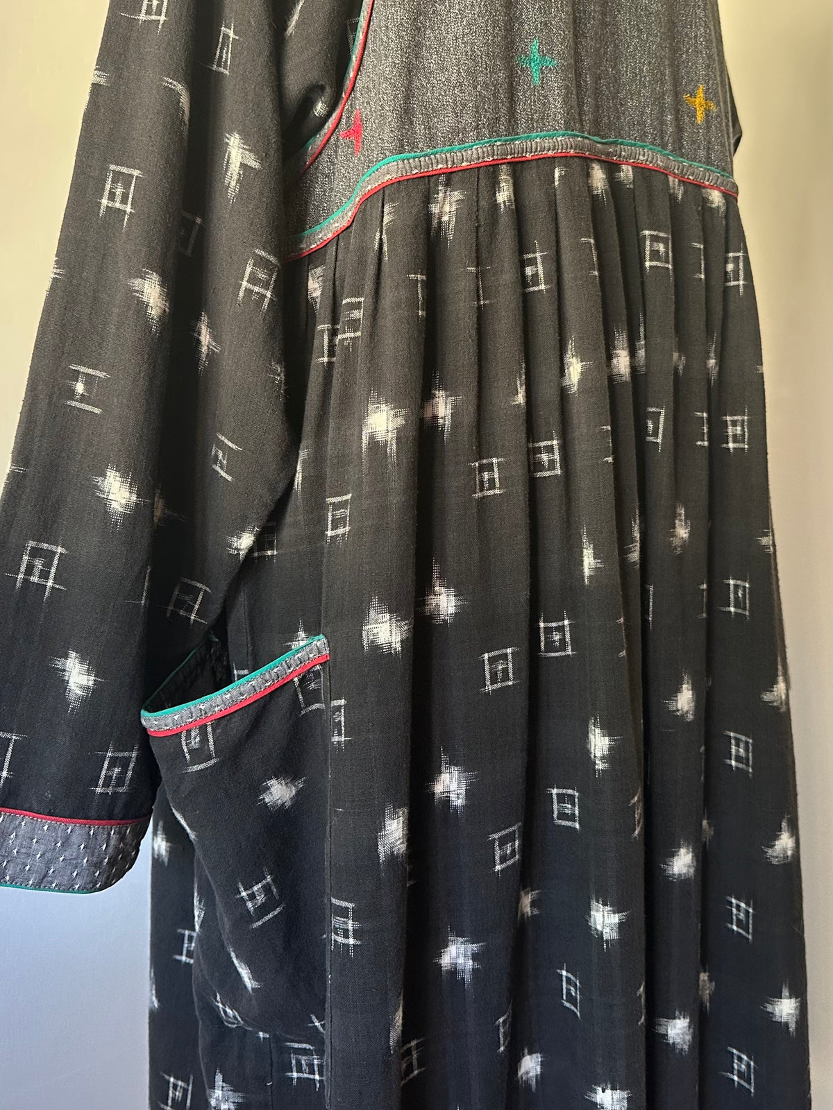 All-over pattern INDIA cotton dress
