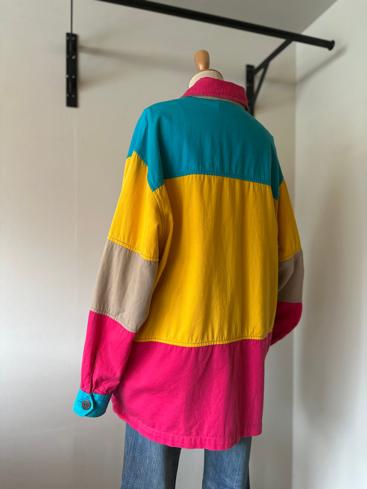 multicolored cotton jacket
