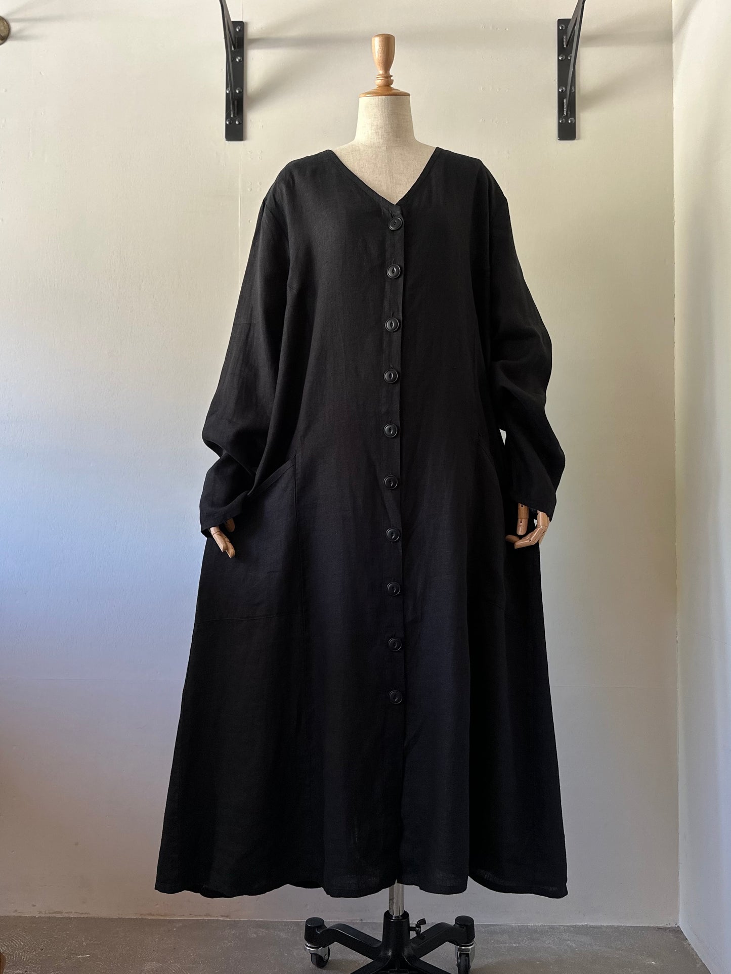 FLAX linen dress coat