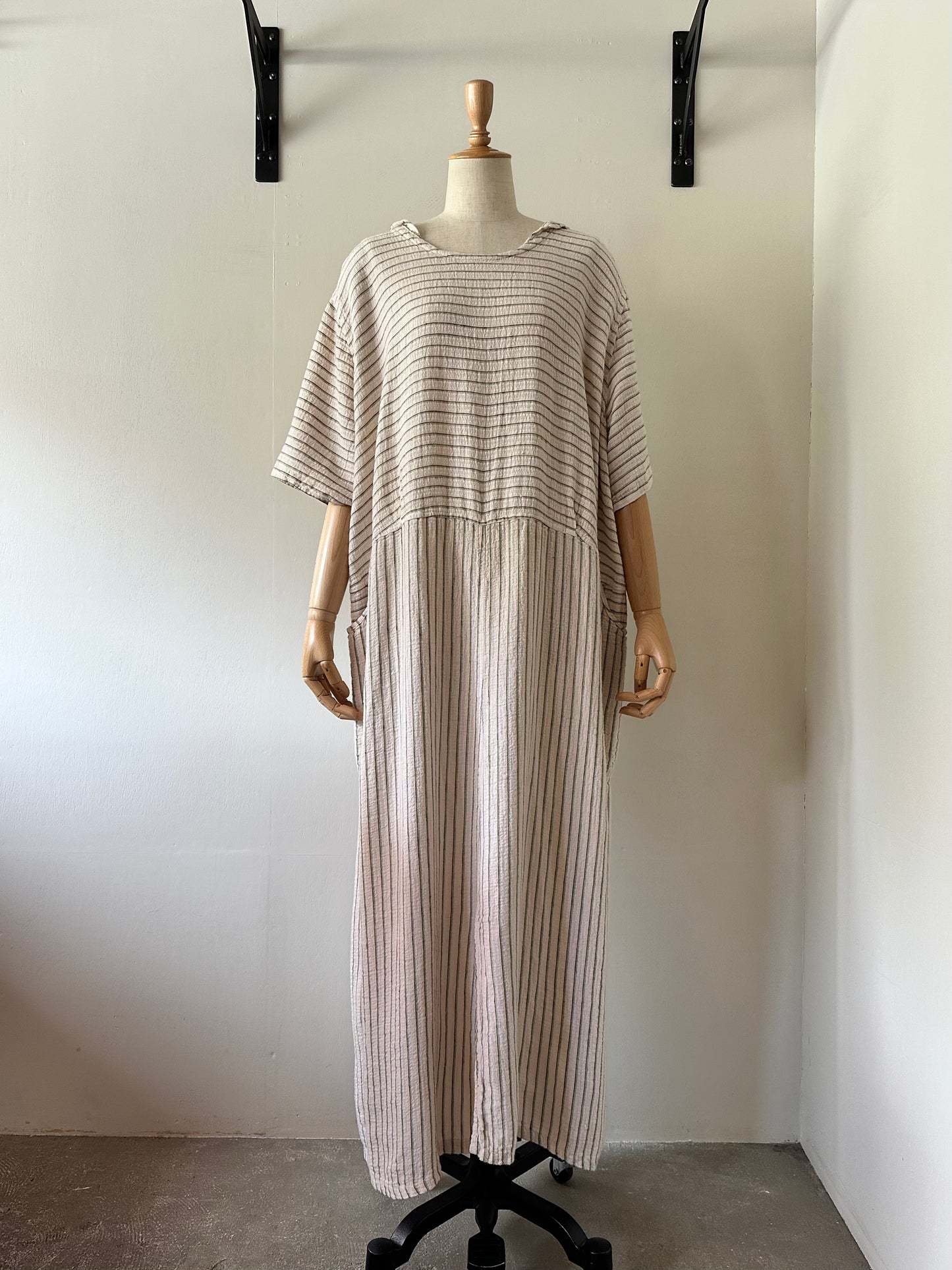 FLAX linen stripe dress