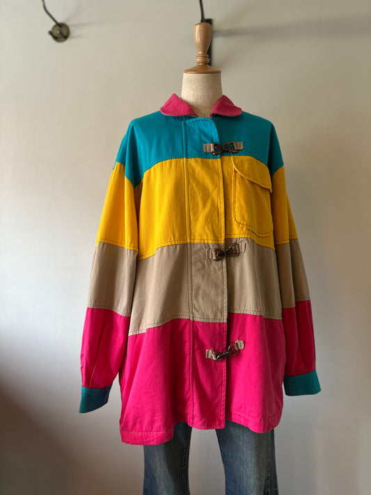 multicolored cotton jacket