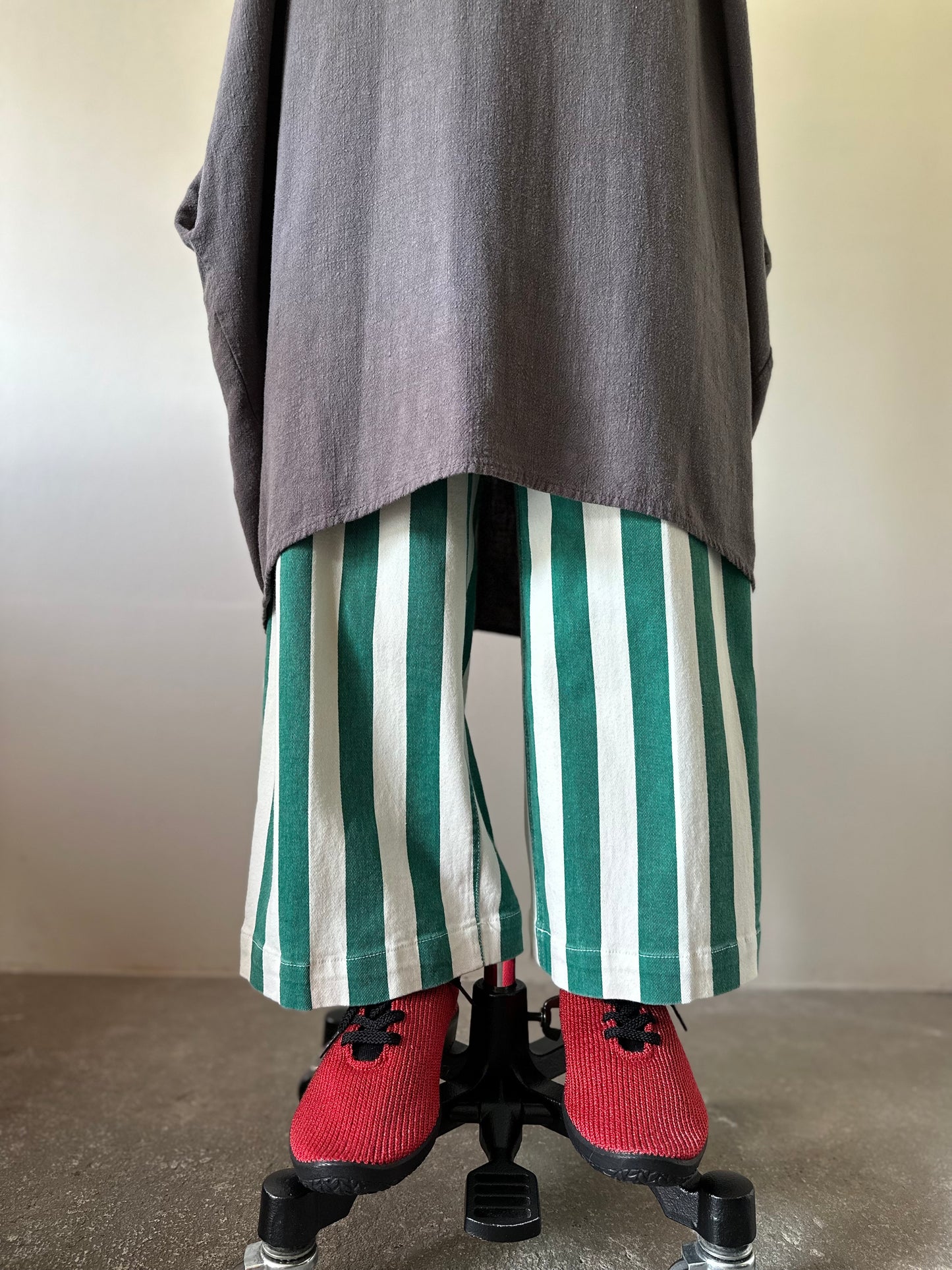 bicolor tunic dress