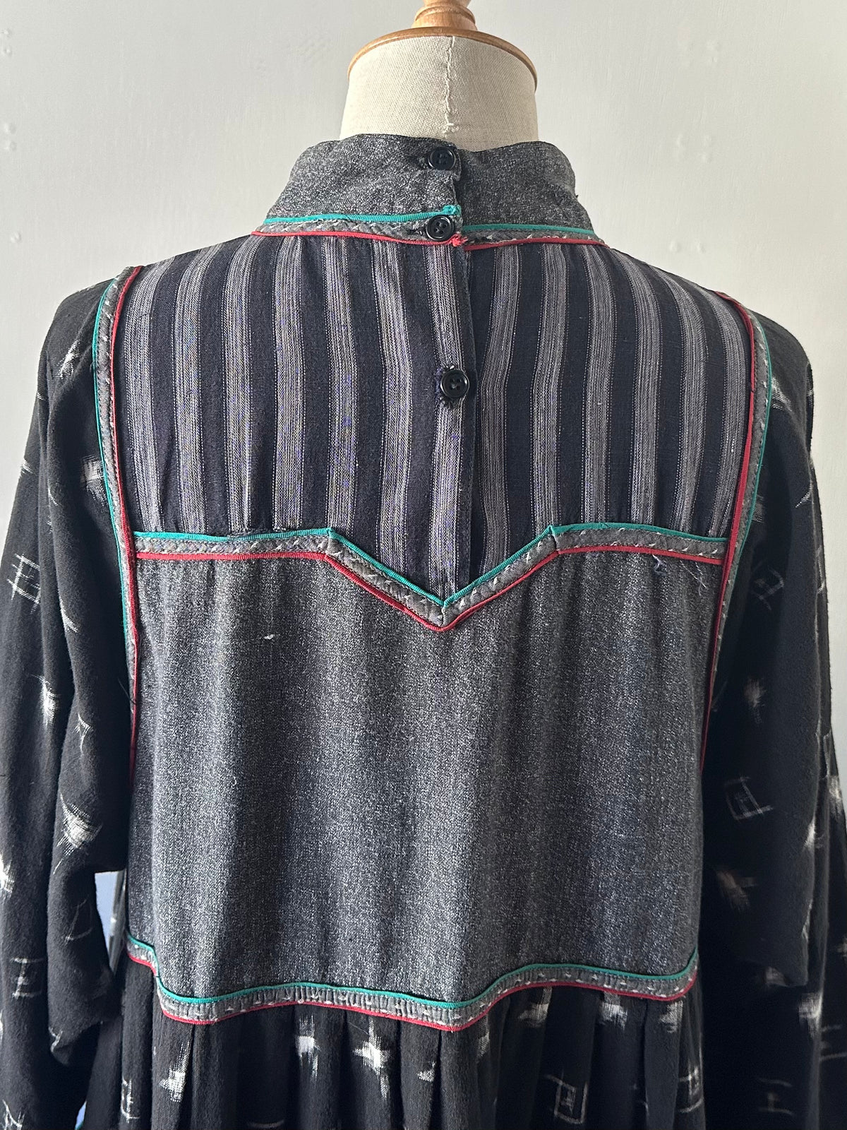 All-over pattern INDIA cotton dress