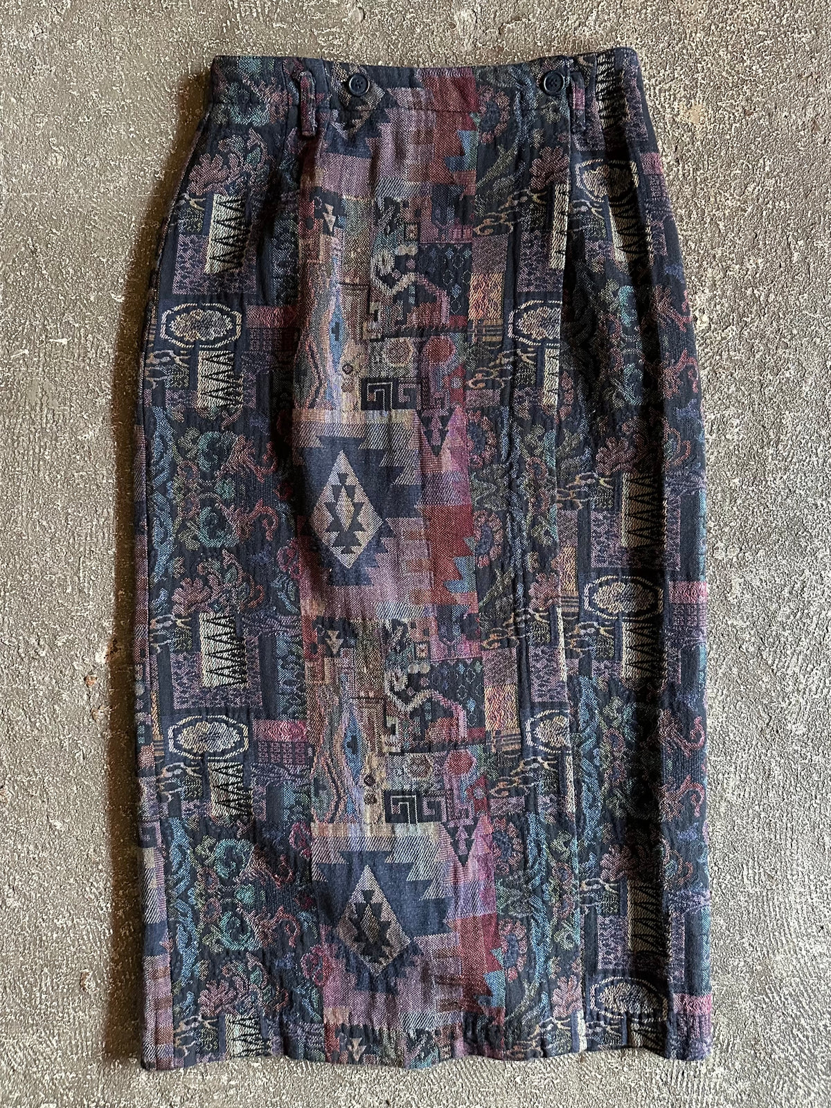 woven wrap skirt