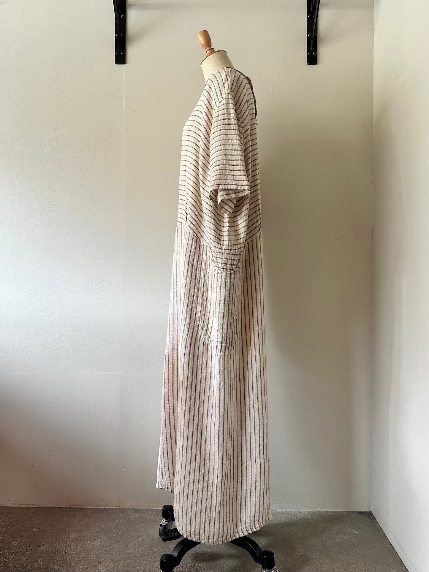 FLAX linen stripe dress