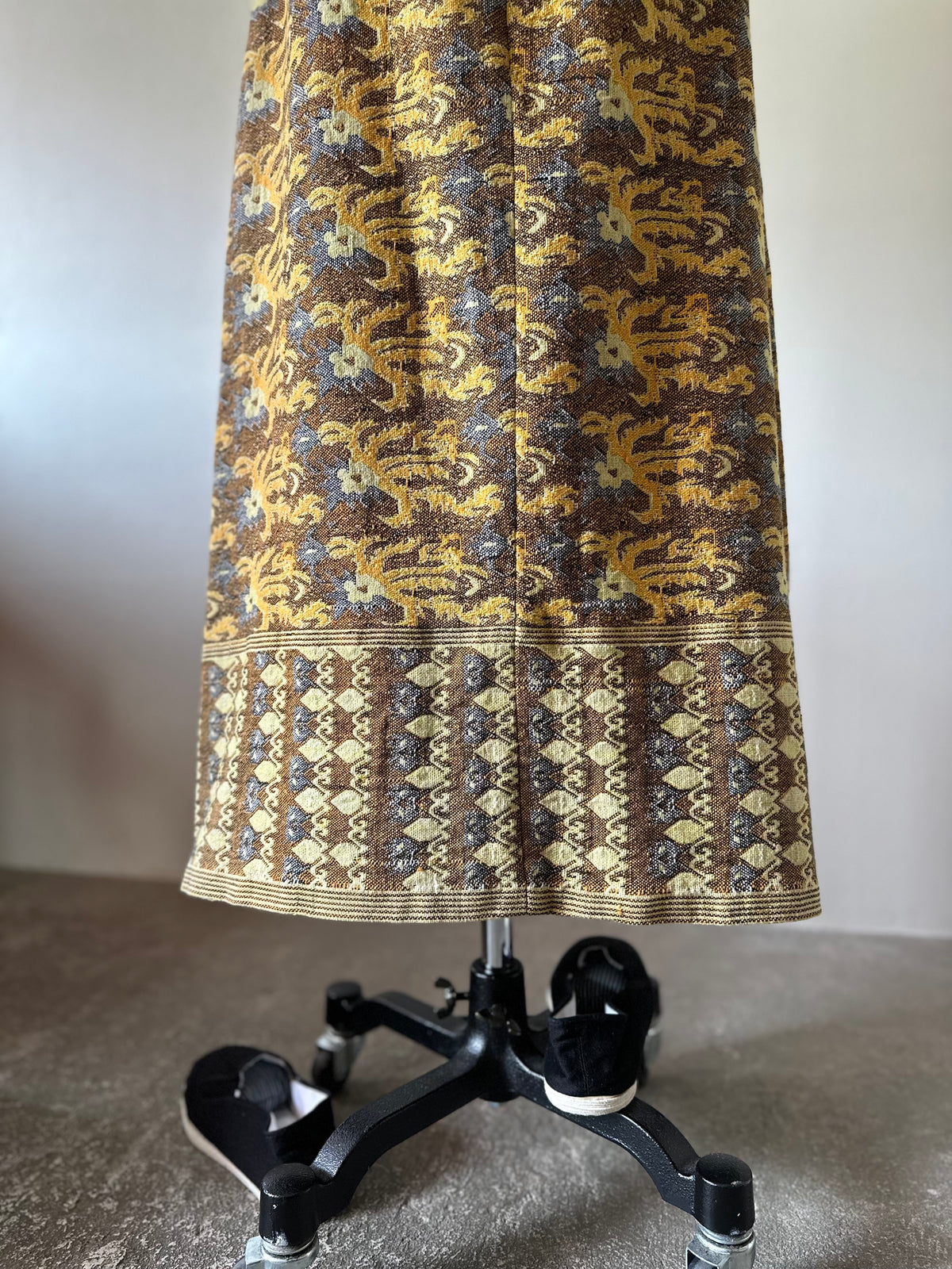 woven maxi skirt