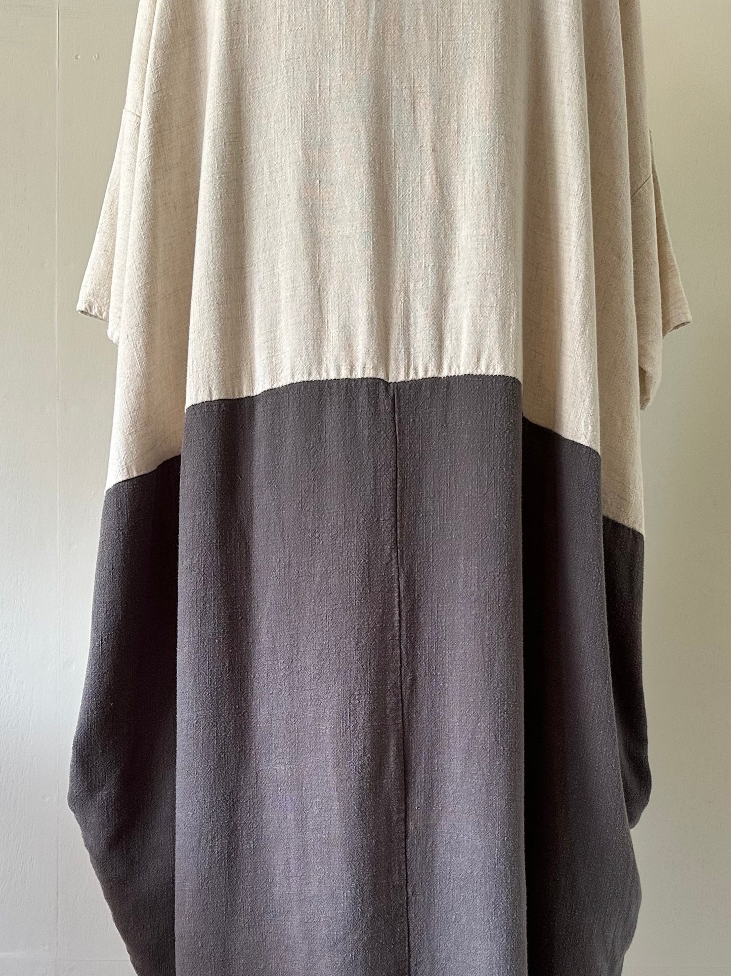 bicolor tunic dress