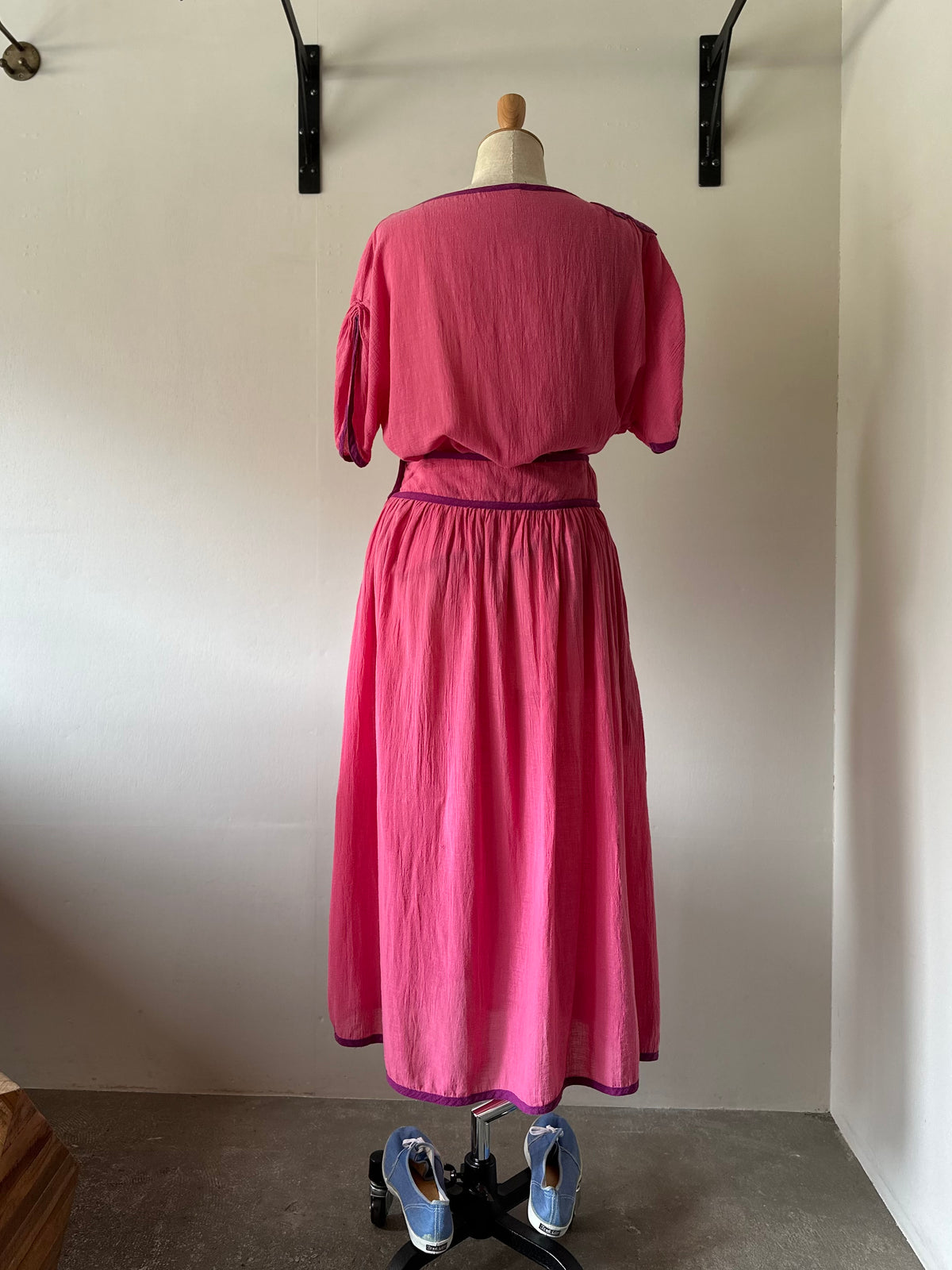 flower appliqué two-piece(set)