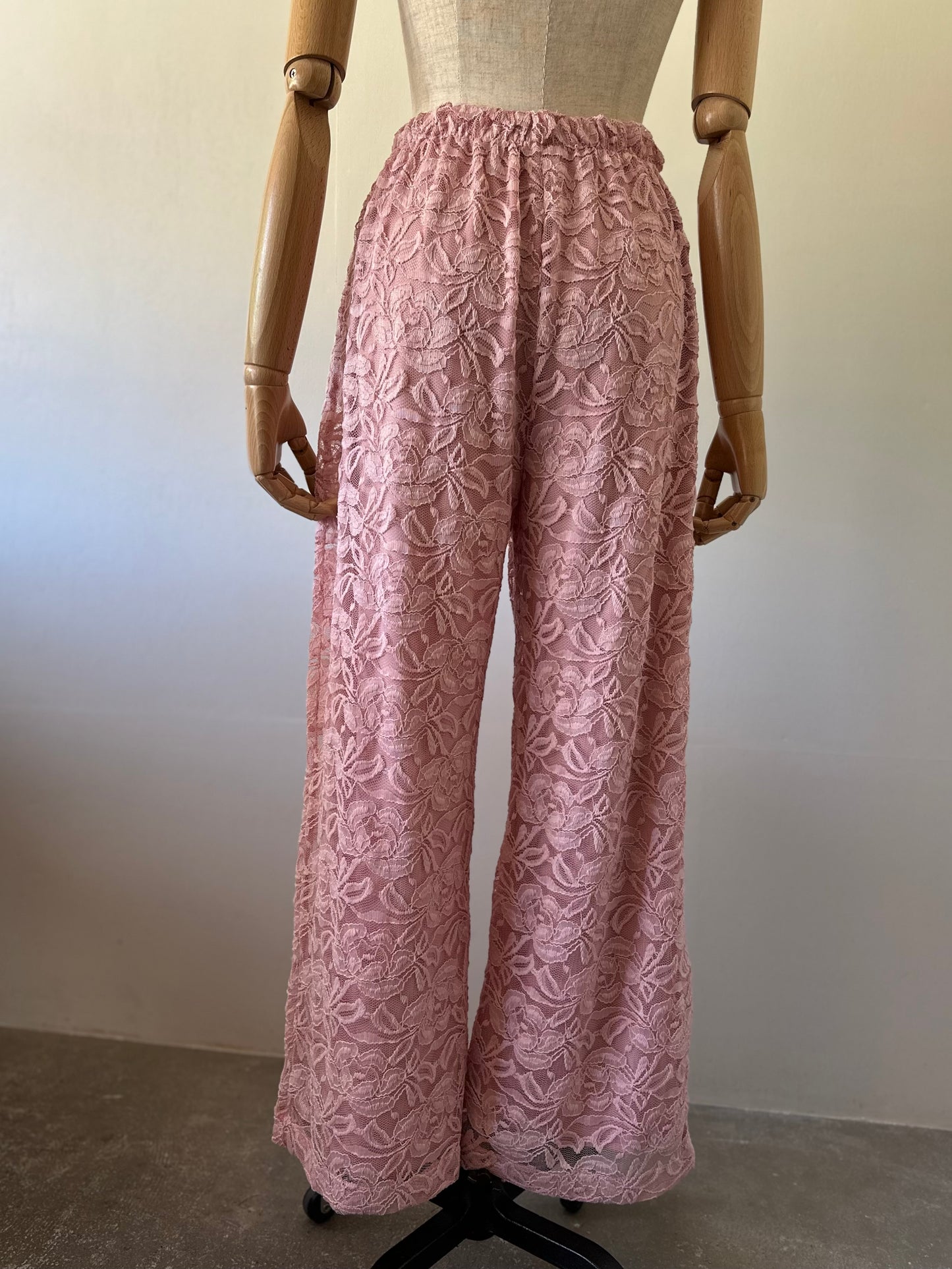 flower lace pants