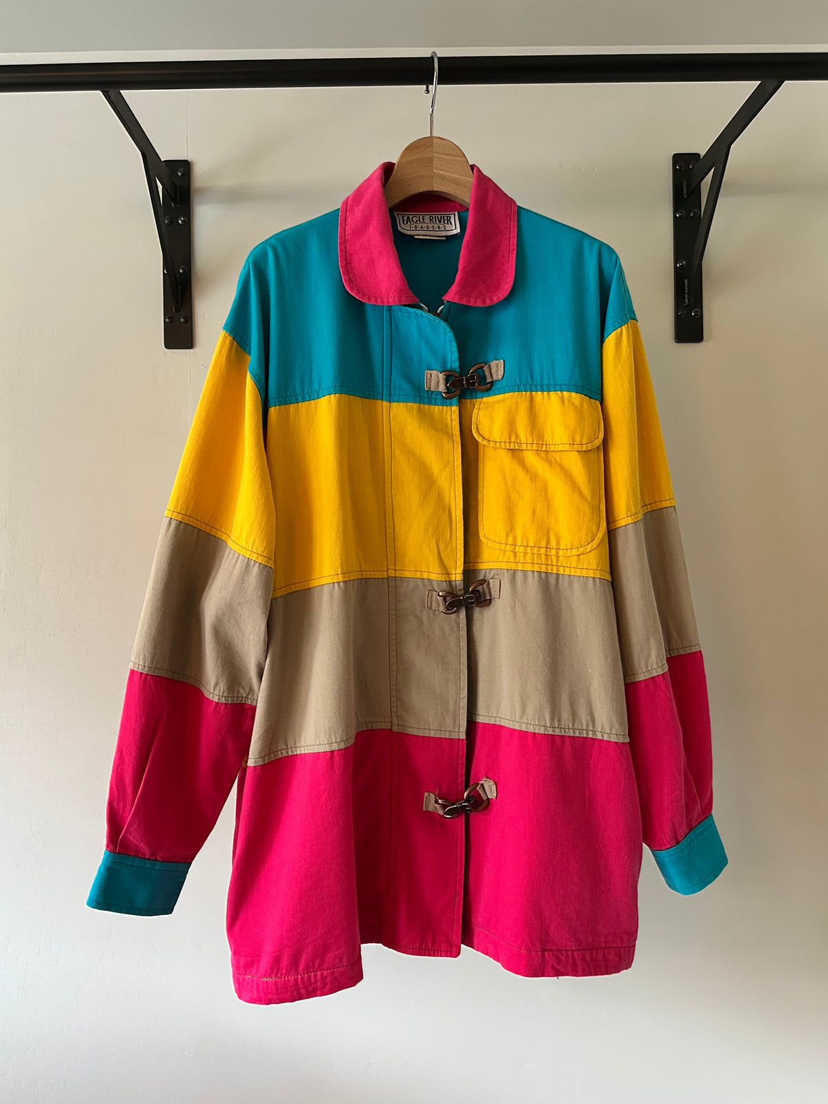 multicolored cotton jacket