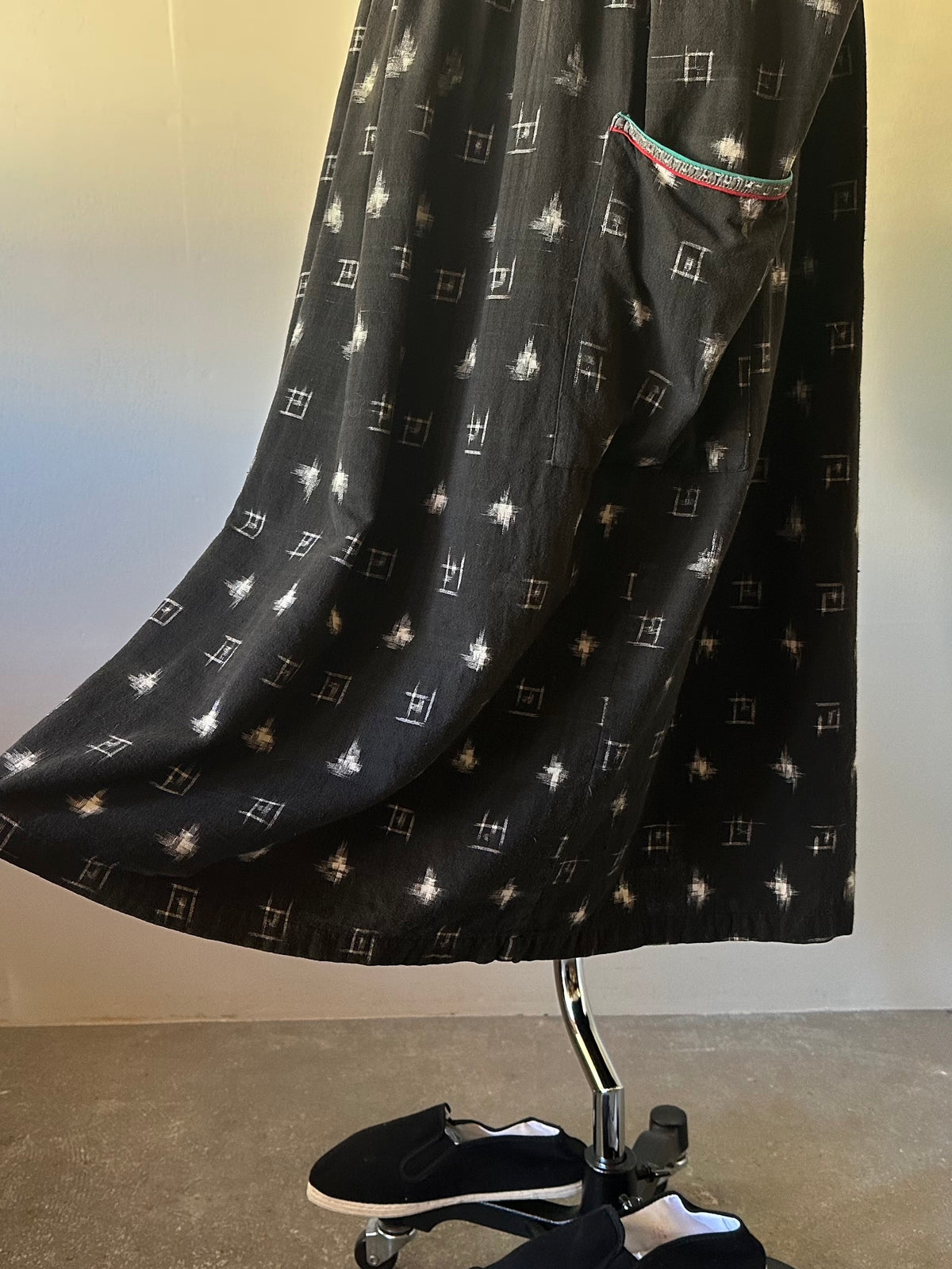 All-over pattern INDIA cotton dress