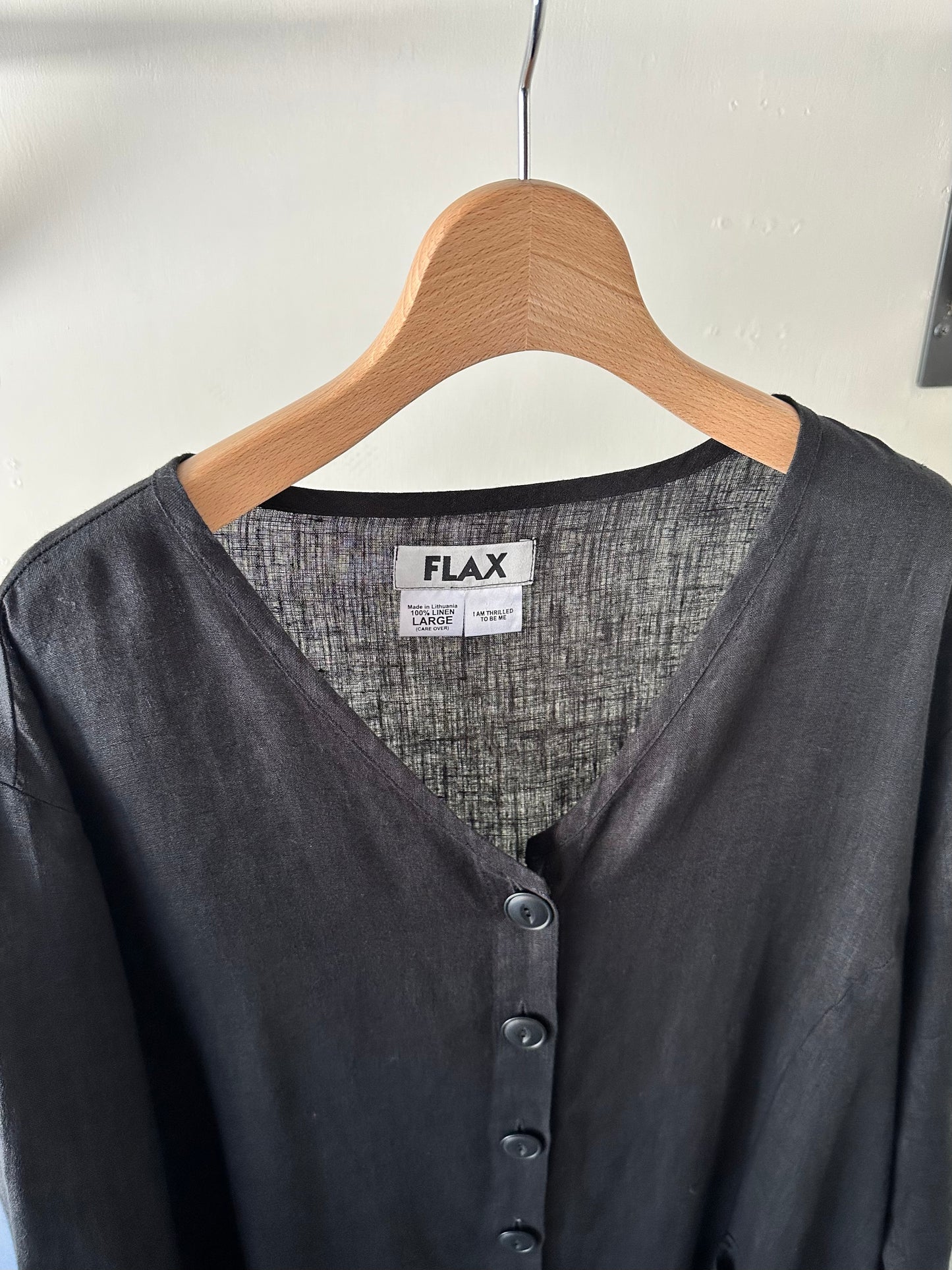 FLAX linen dress coat