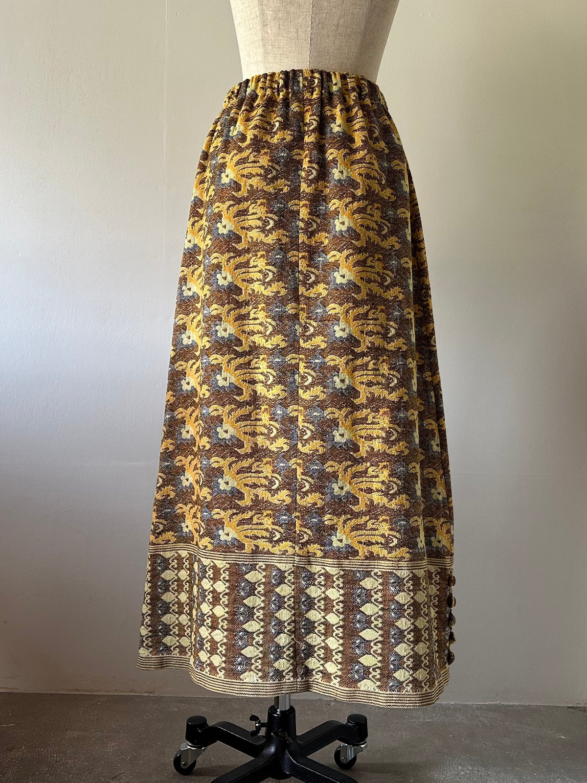 woven maxi skirt
