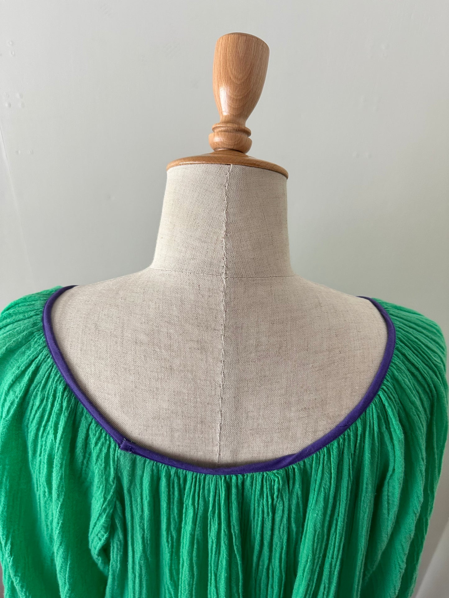 cotton tiered dress
