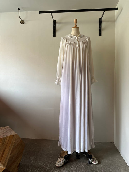 embroidery collar night dress