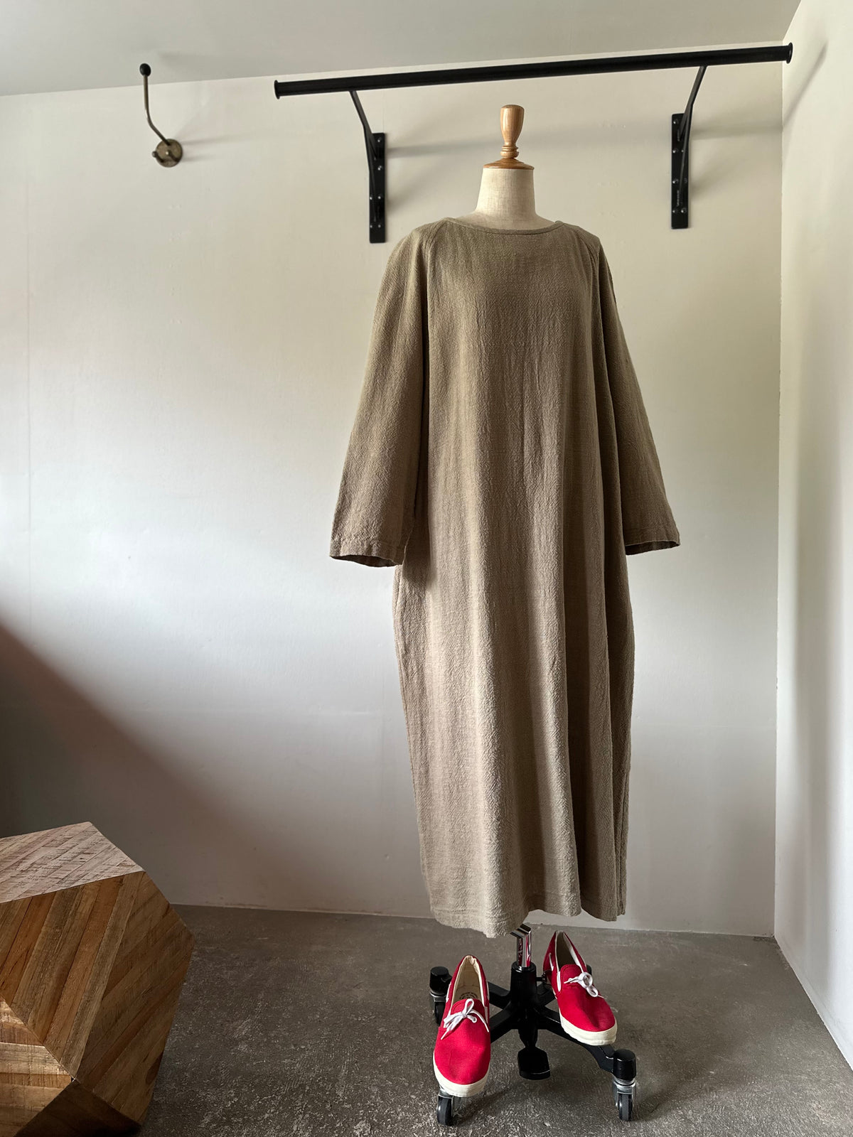 dolman sleeve cotton dress