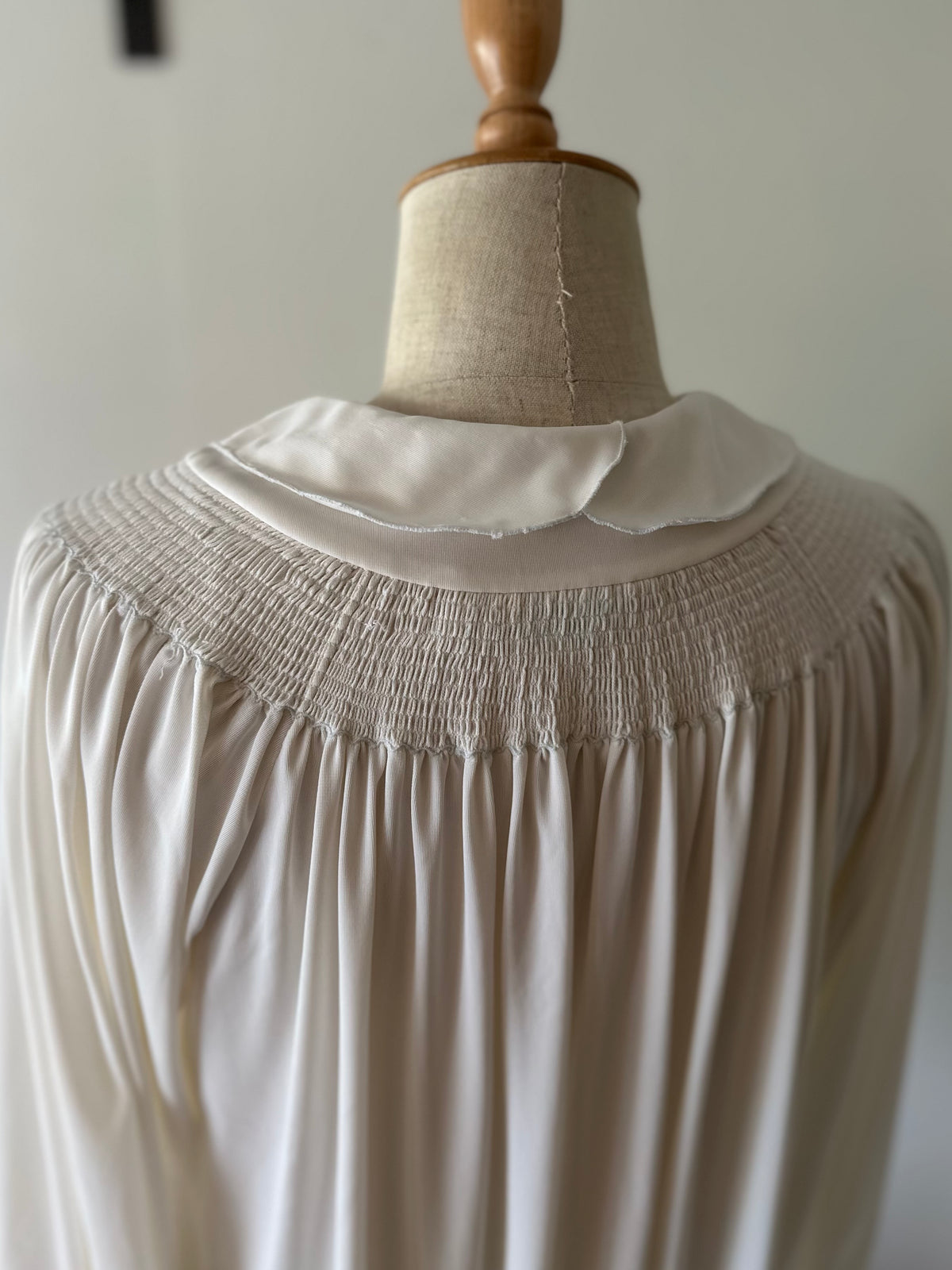 embroidery collar night dress