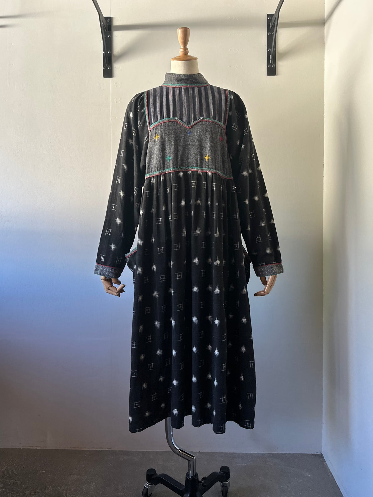 All-over pattern INDIA cotton dress