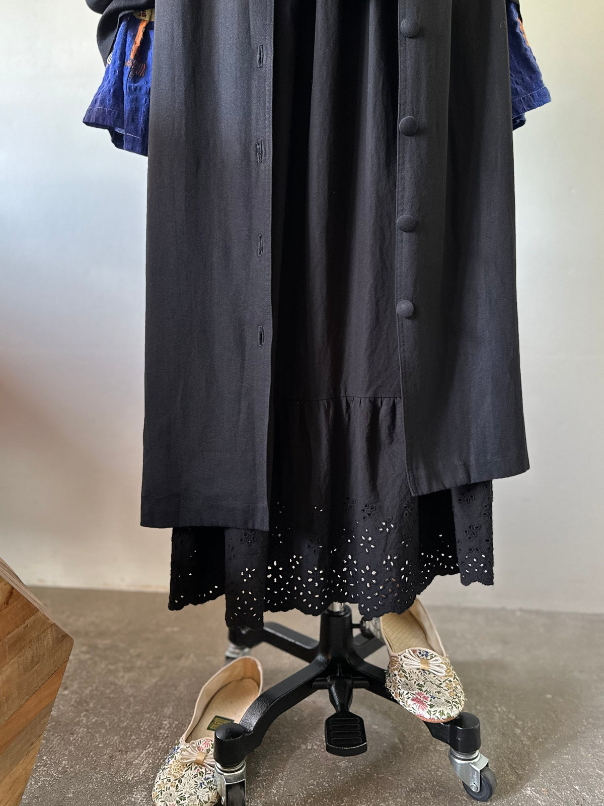front button dress