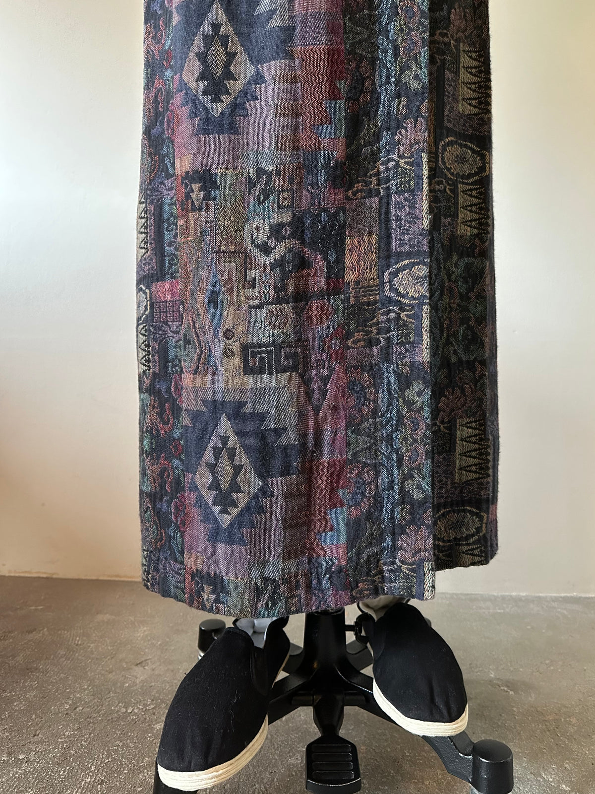 woven wrap skirt