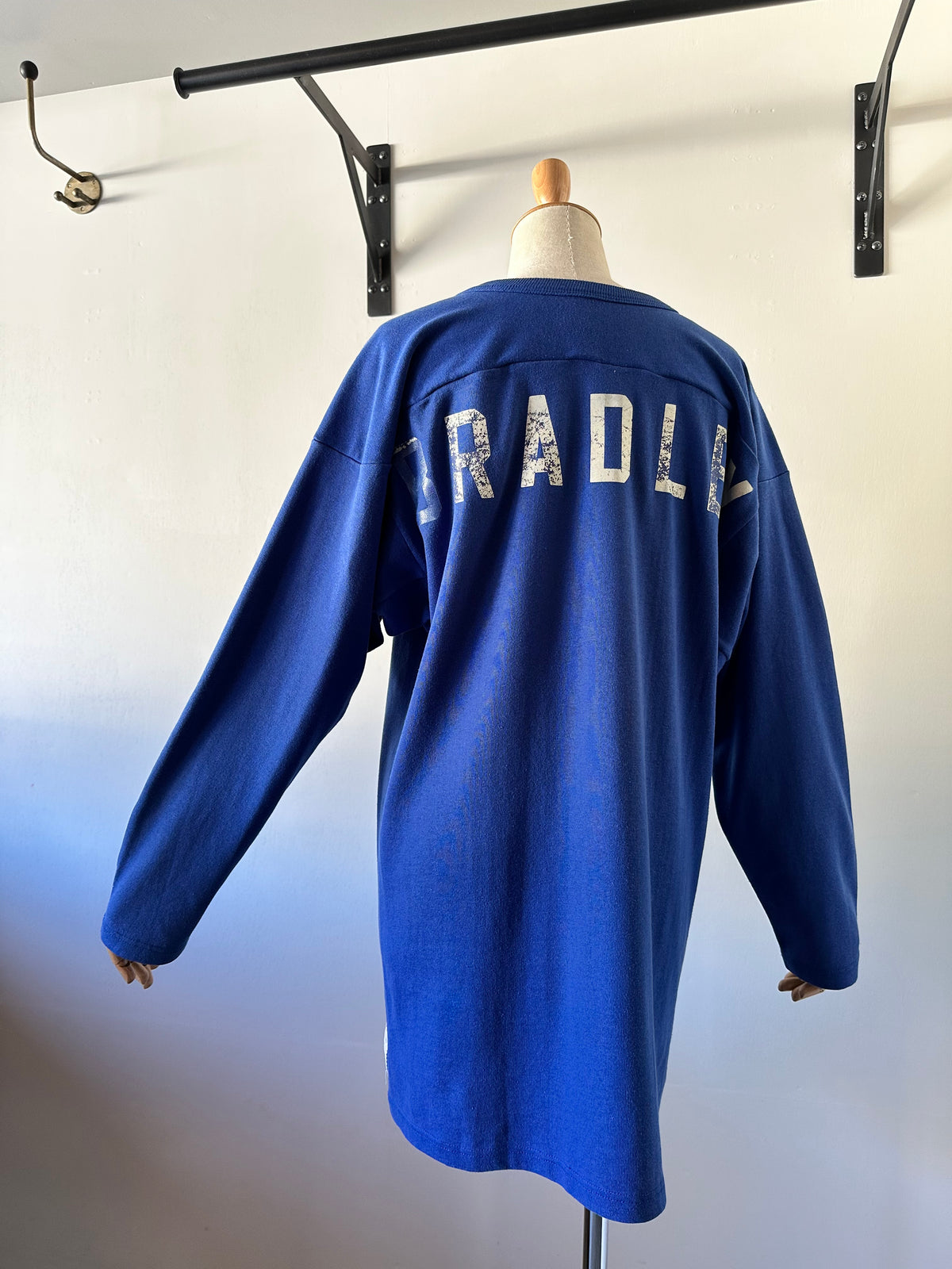 back print football T-shirt