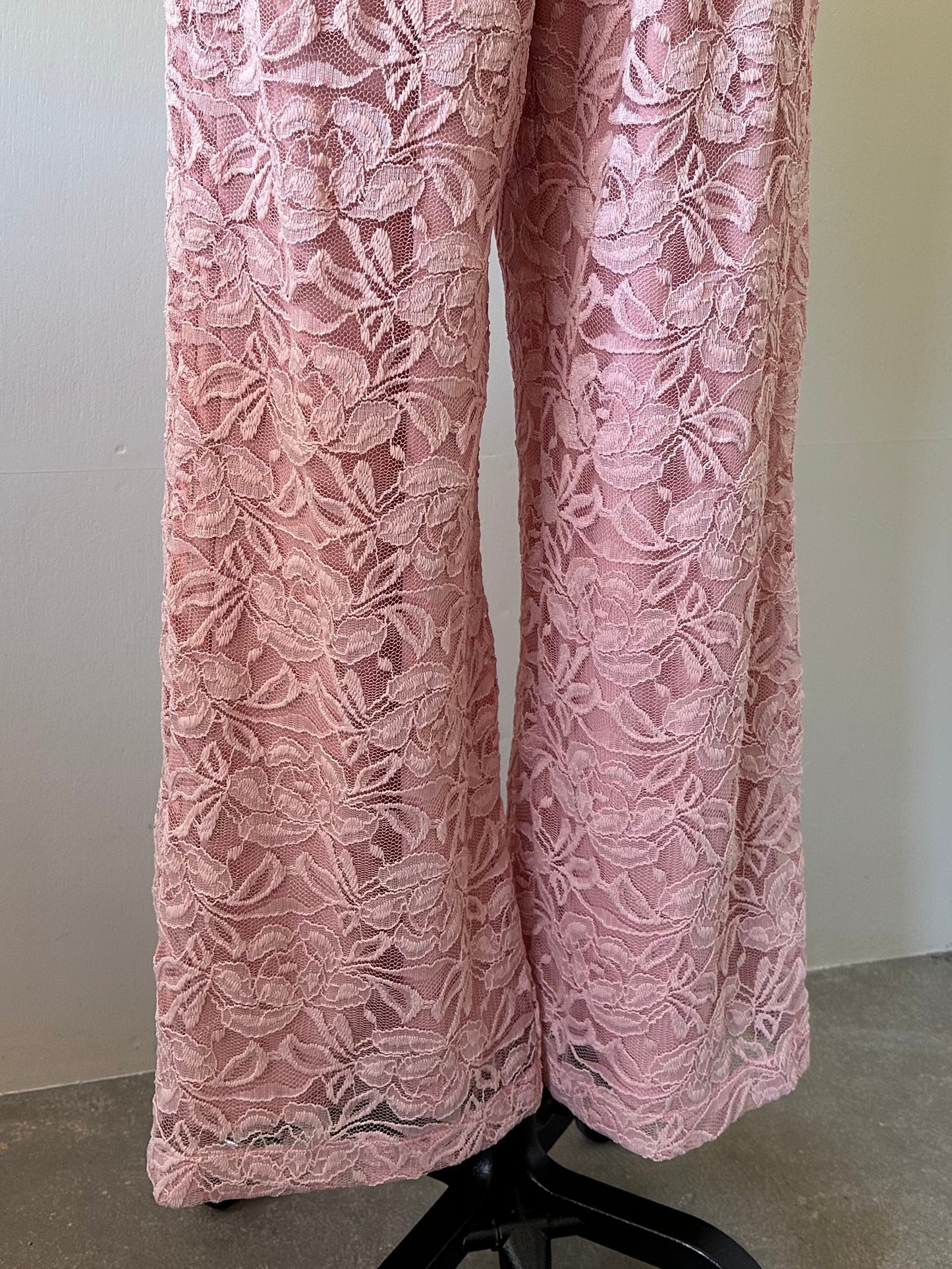 flower lace pants