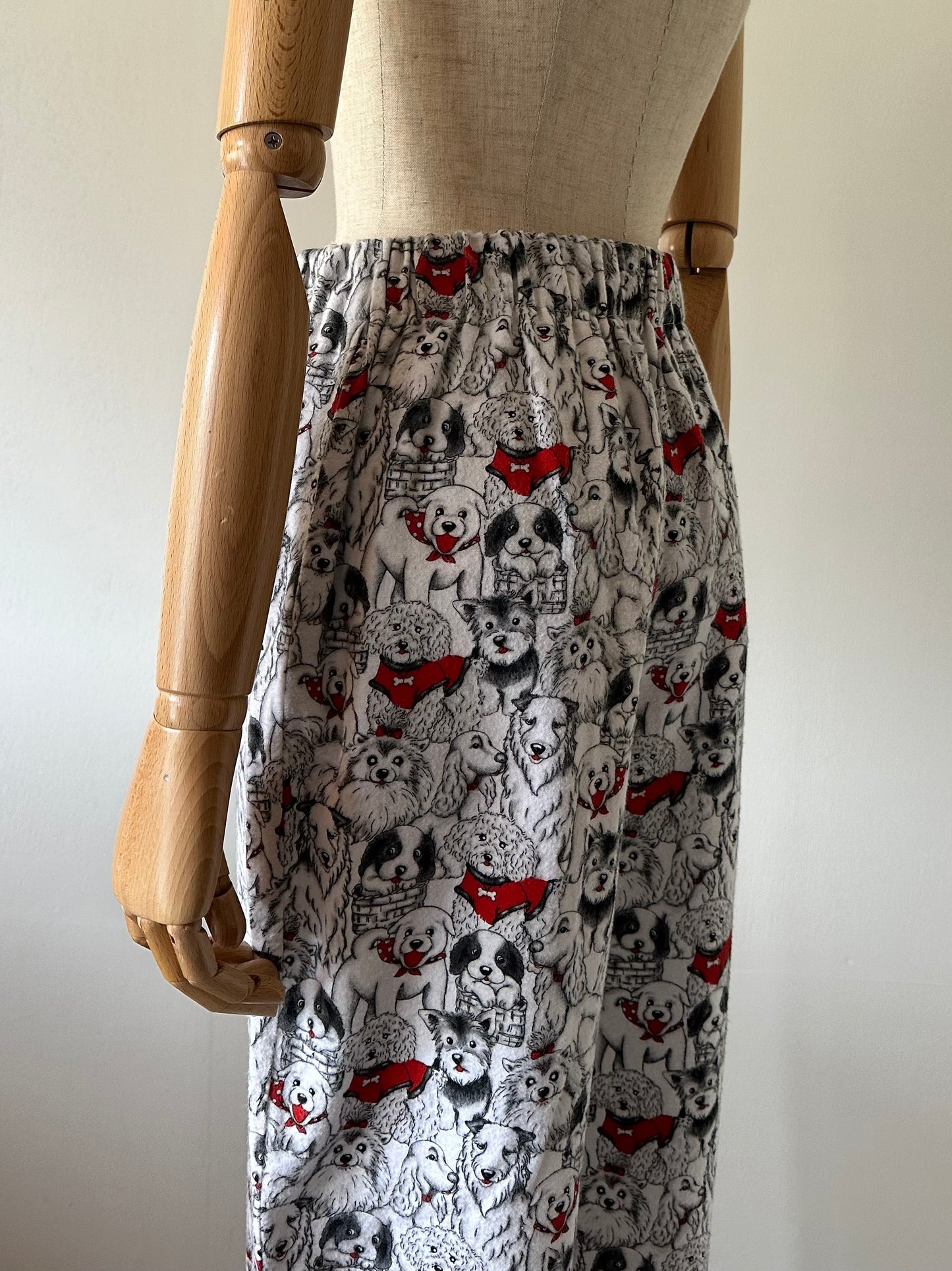 dog pattern pants