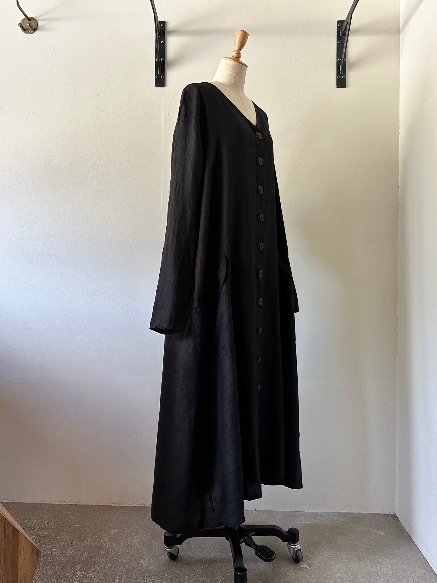 FLAX linen dress coat