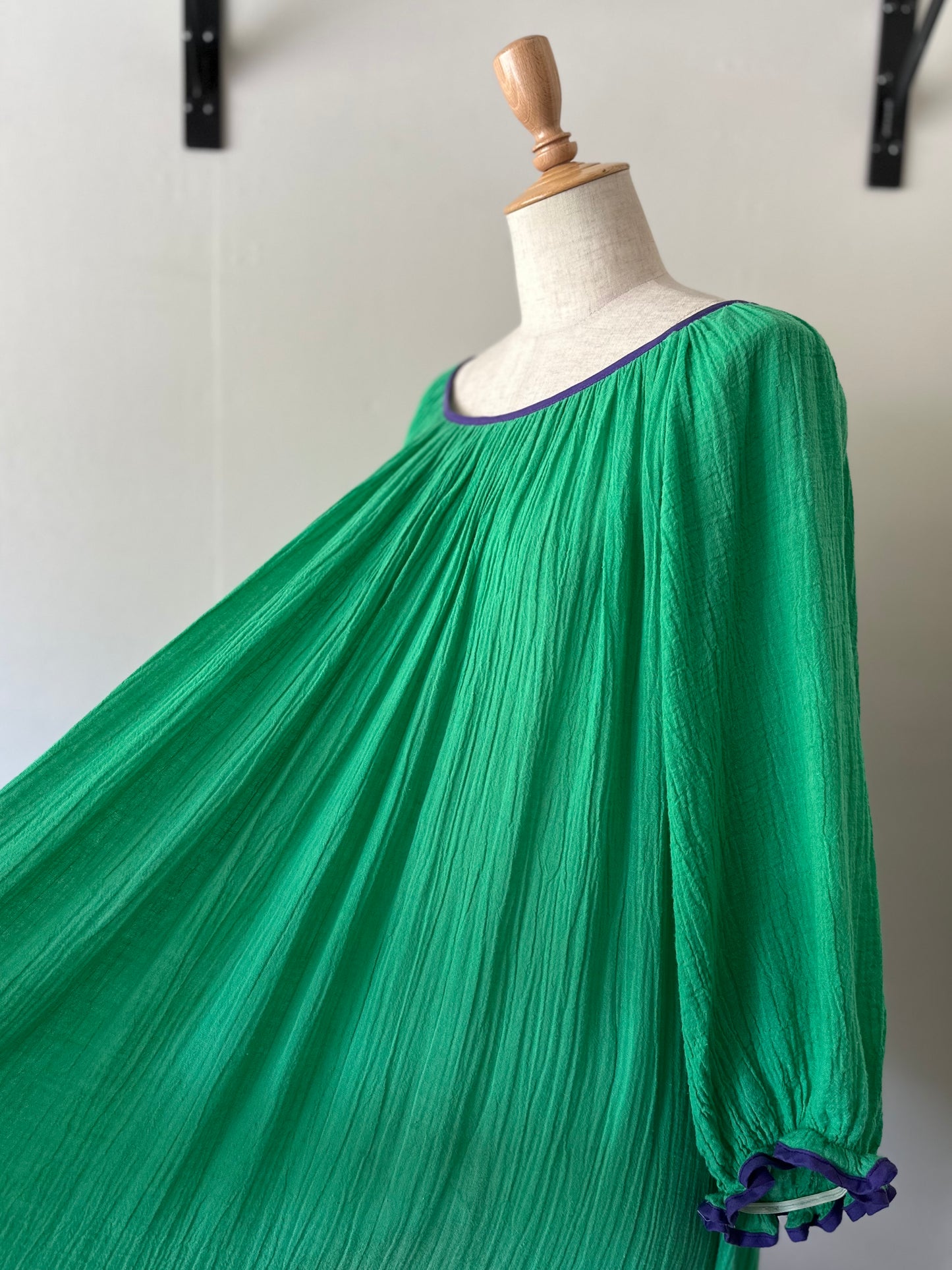 cotton tiered dress