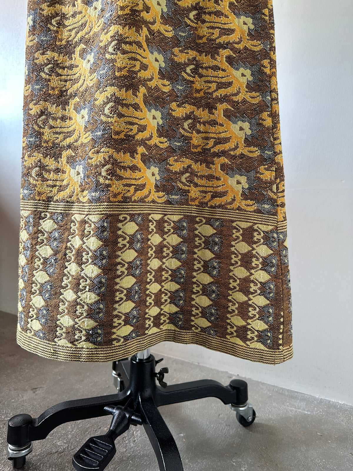 woven maxi skirt