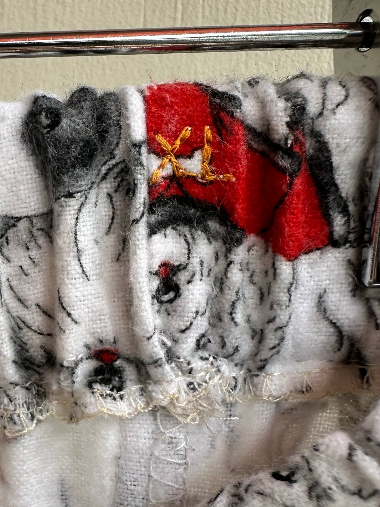 dog pattern pants