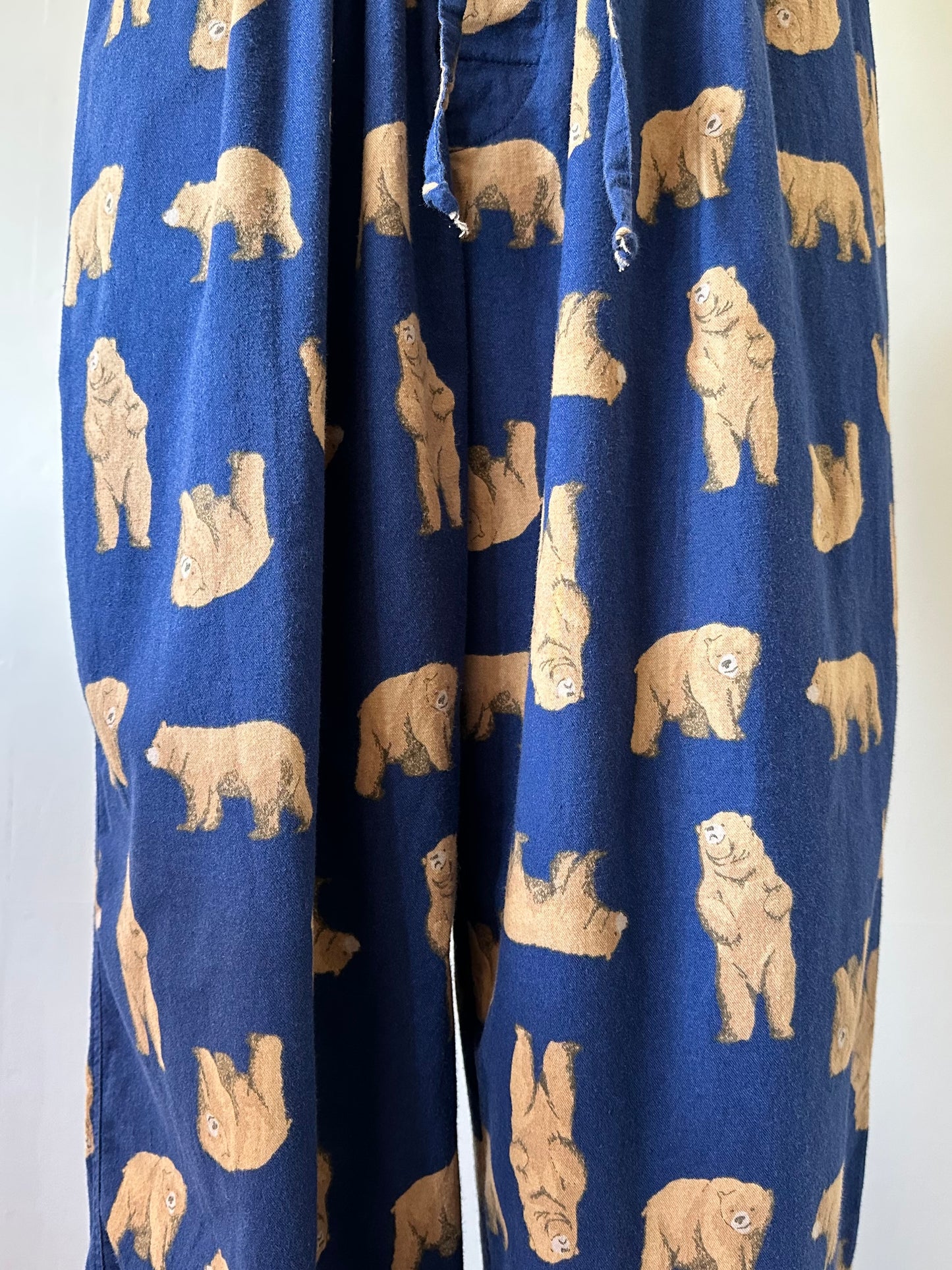 bear pattern pants