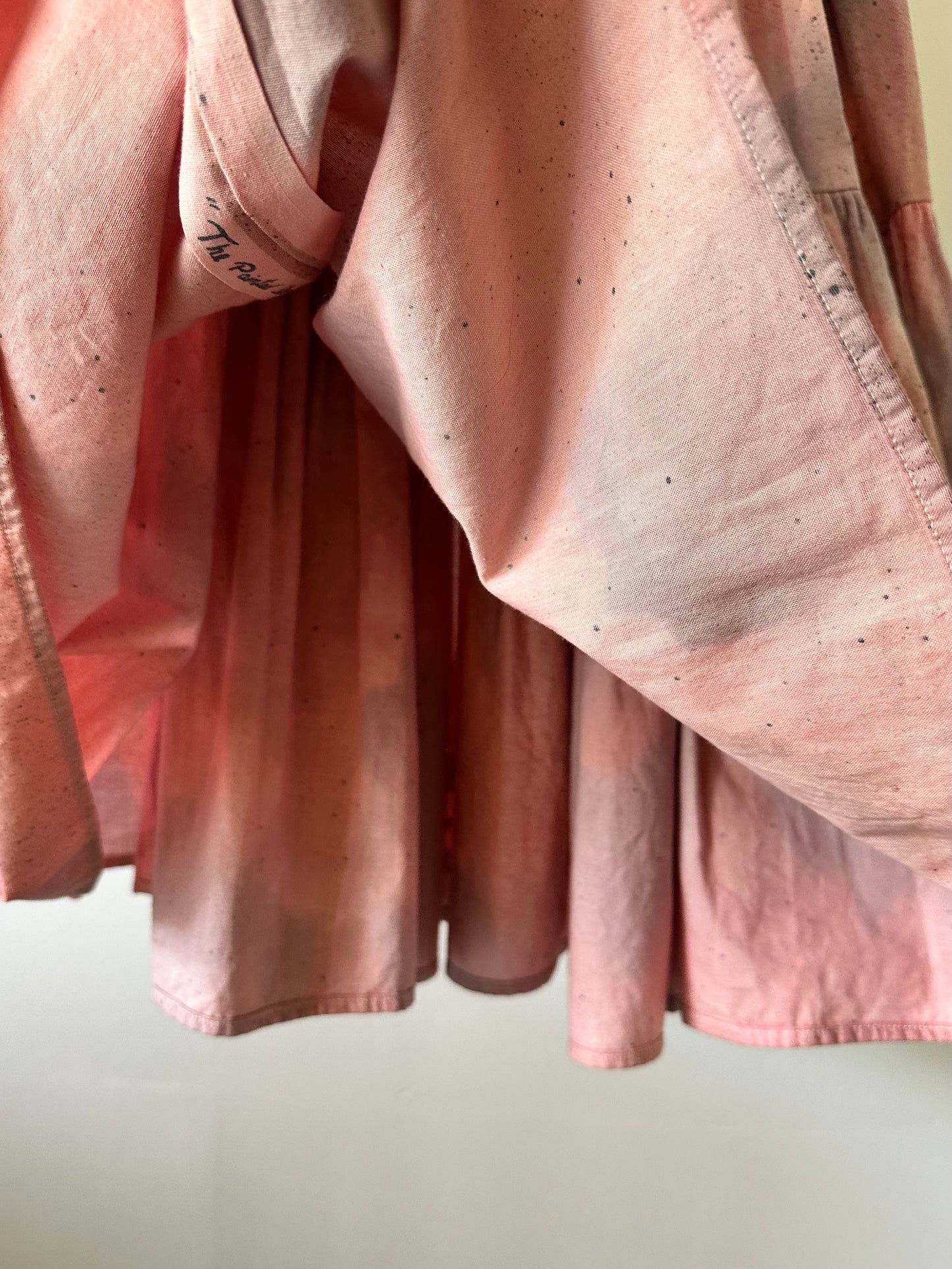 pale gradation tiered skirt