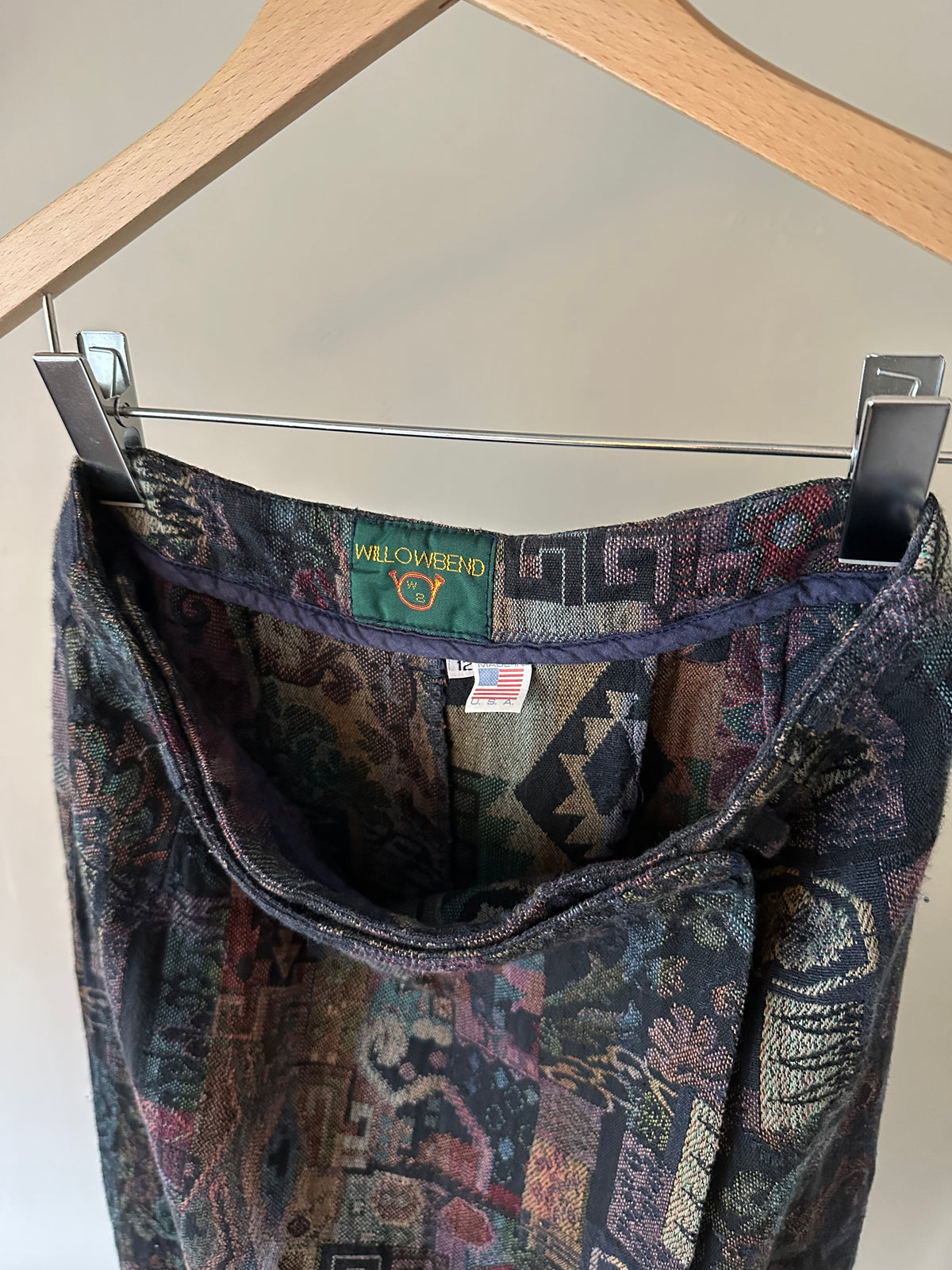 woven wrap skirt